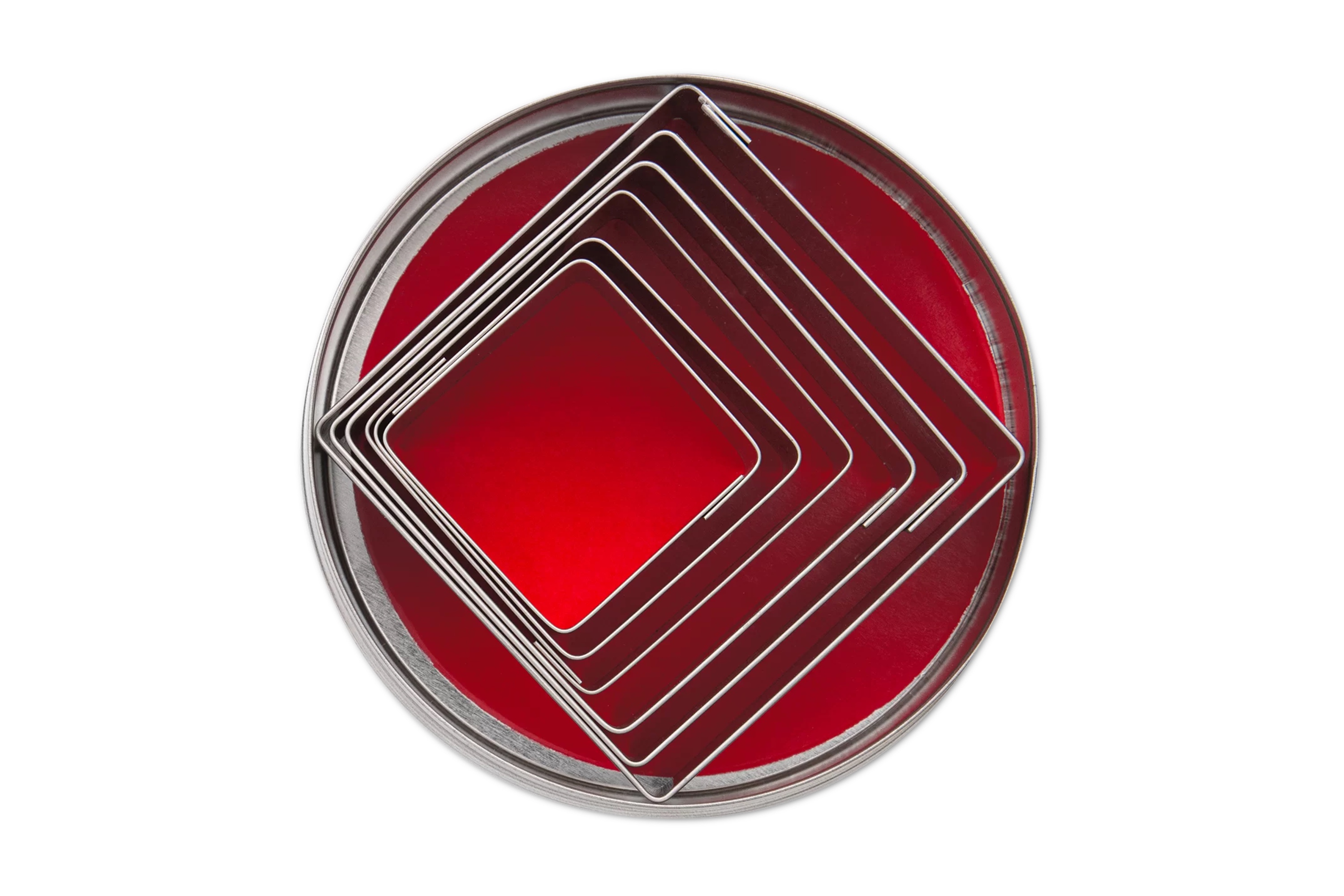 Udstikkersæt, 6 kvadrater, stål