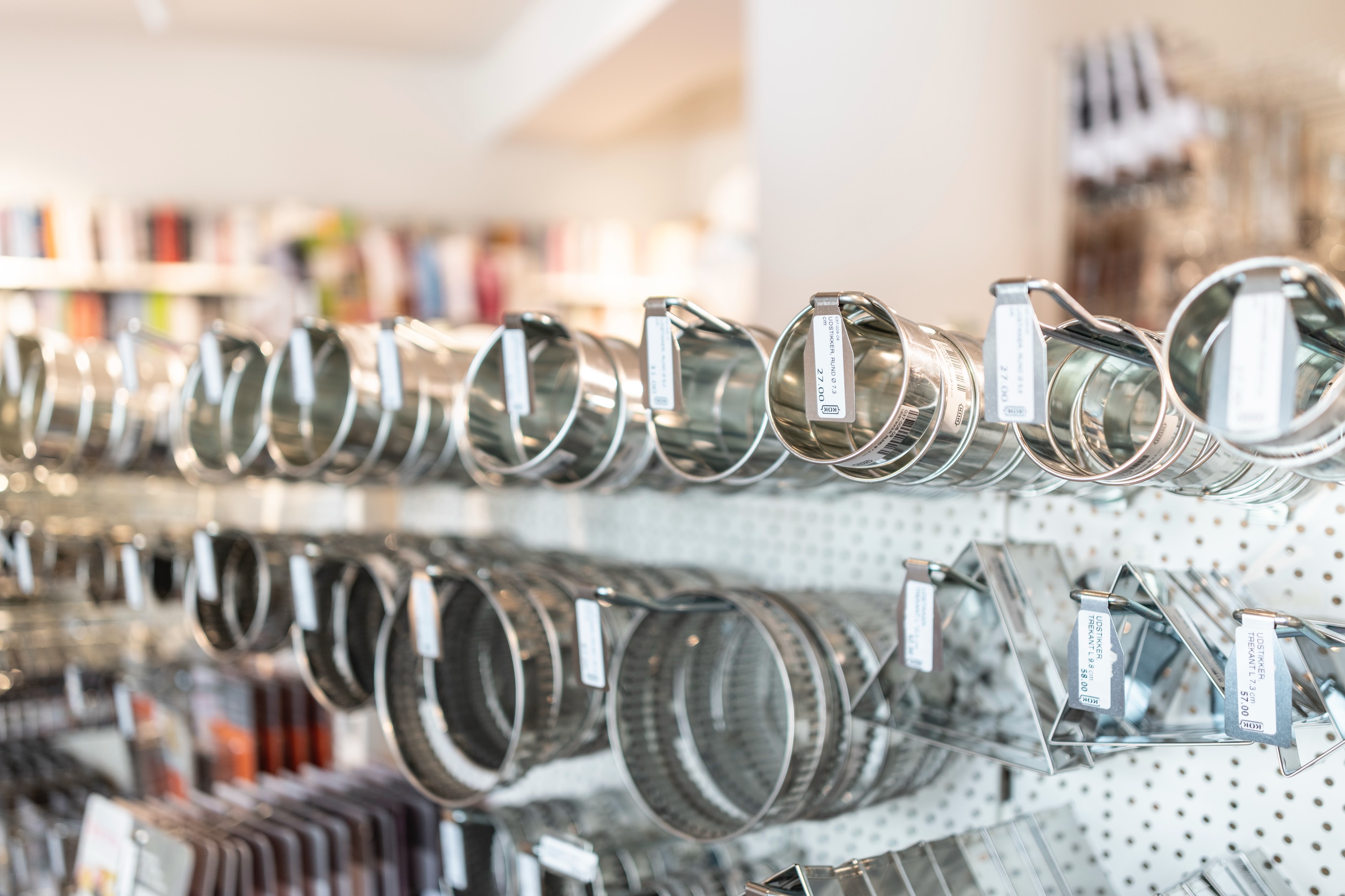 Udstikkersæt, kvadrat, rustfrit stål (6 dele)