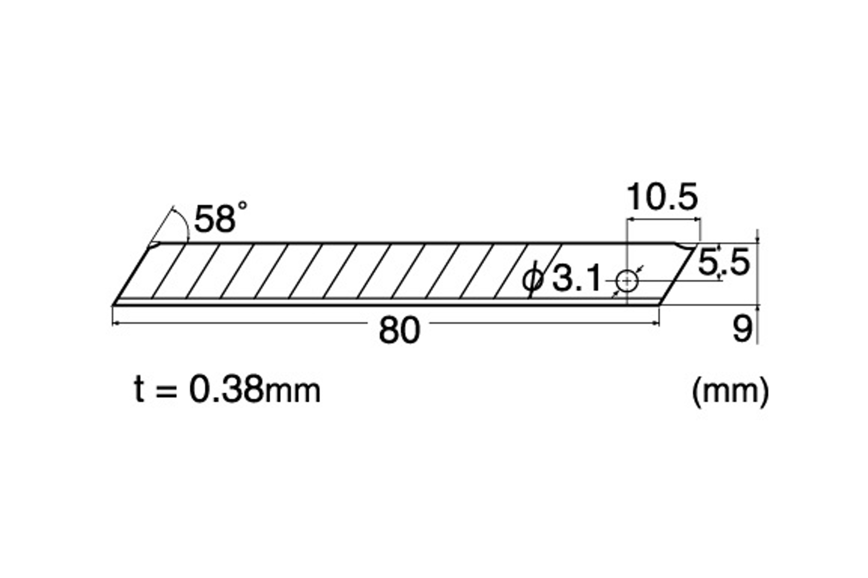 Blade til hobbykniv A-300GRP, 10 stk.