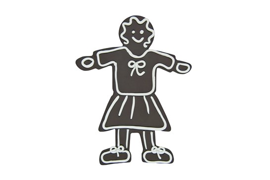 Udstikker, pige, rustfrit stål, L 11,5 cm