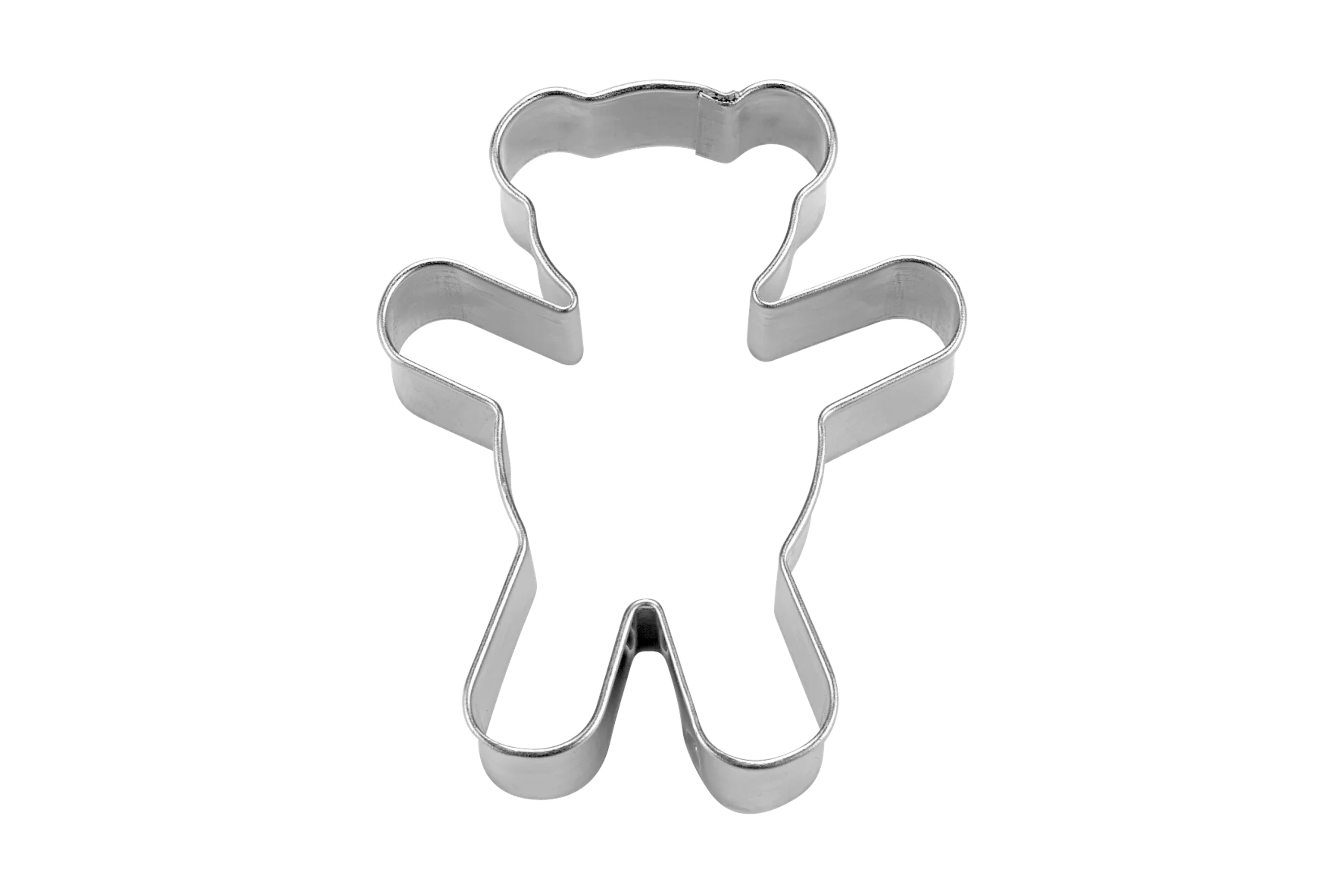 Udstikker, bamse, rustfrit stål, L 7 cm