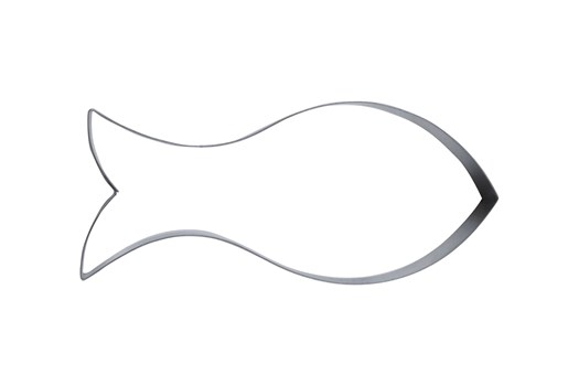 Udstikker, fisk, rustfrit stål, L 7 - 13 cm