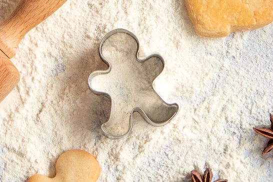 Udstikker, kagemand, rustfrit stål, L 7 cm