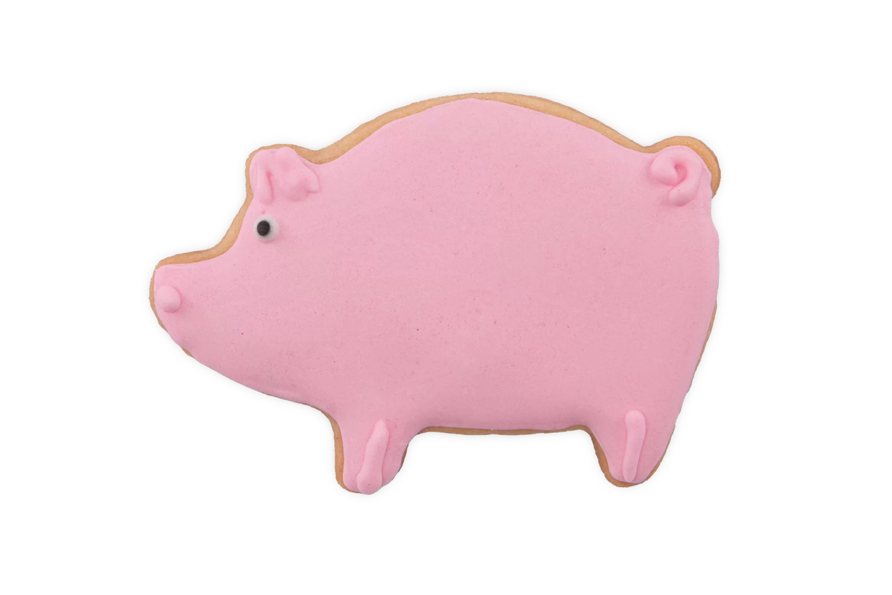 Udstikker, grisebasse, rustfrit stål, L 7 cm