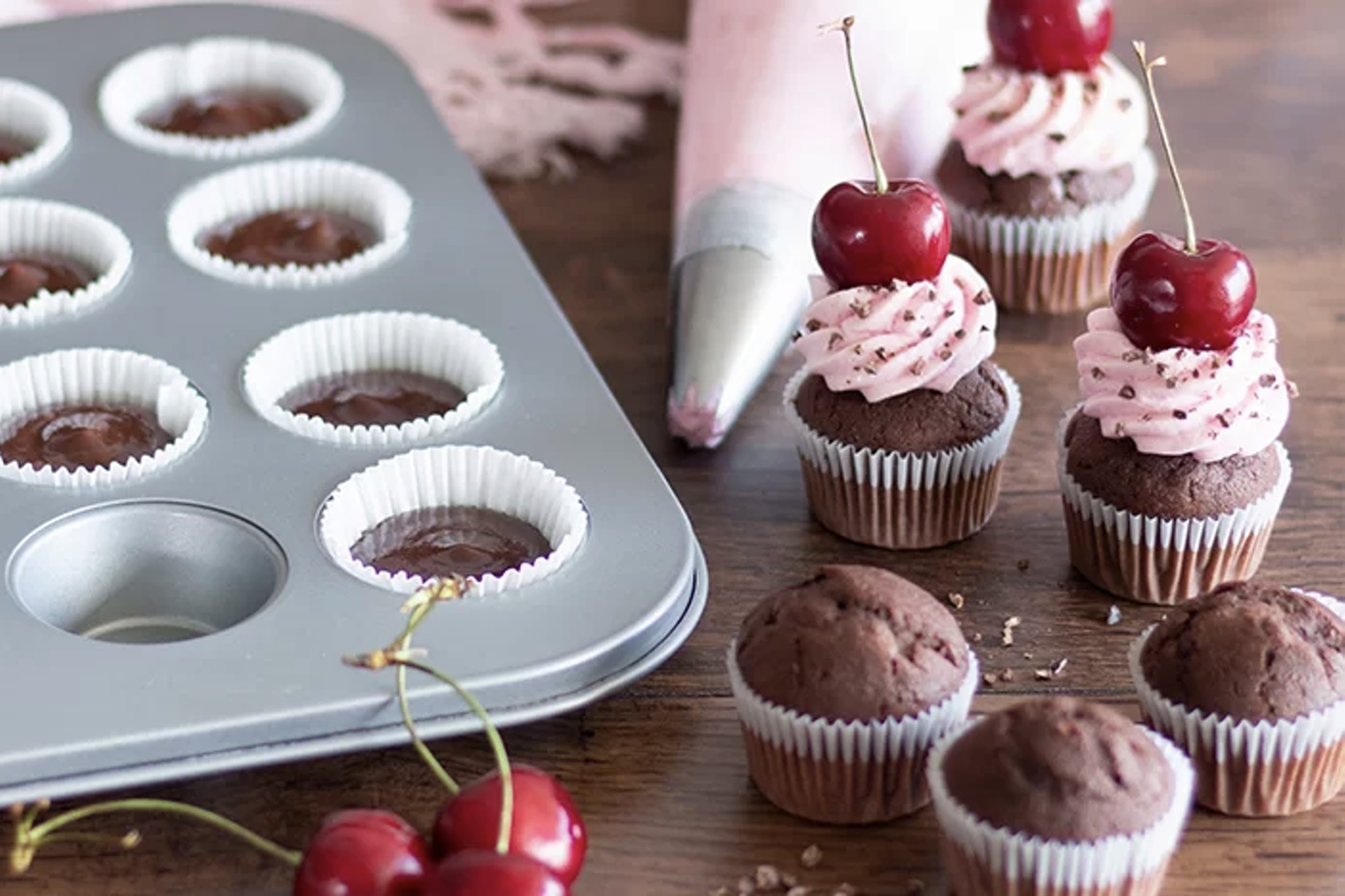 Bageform til muffins, papir, 200 stk.