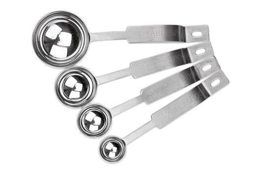 Måleske, sæt, 4 dele