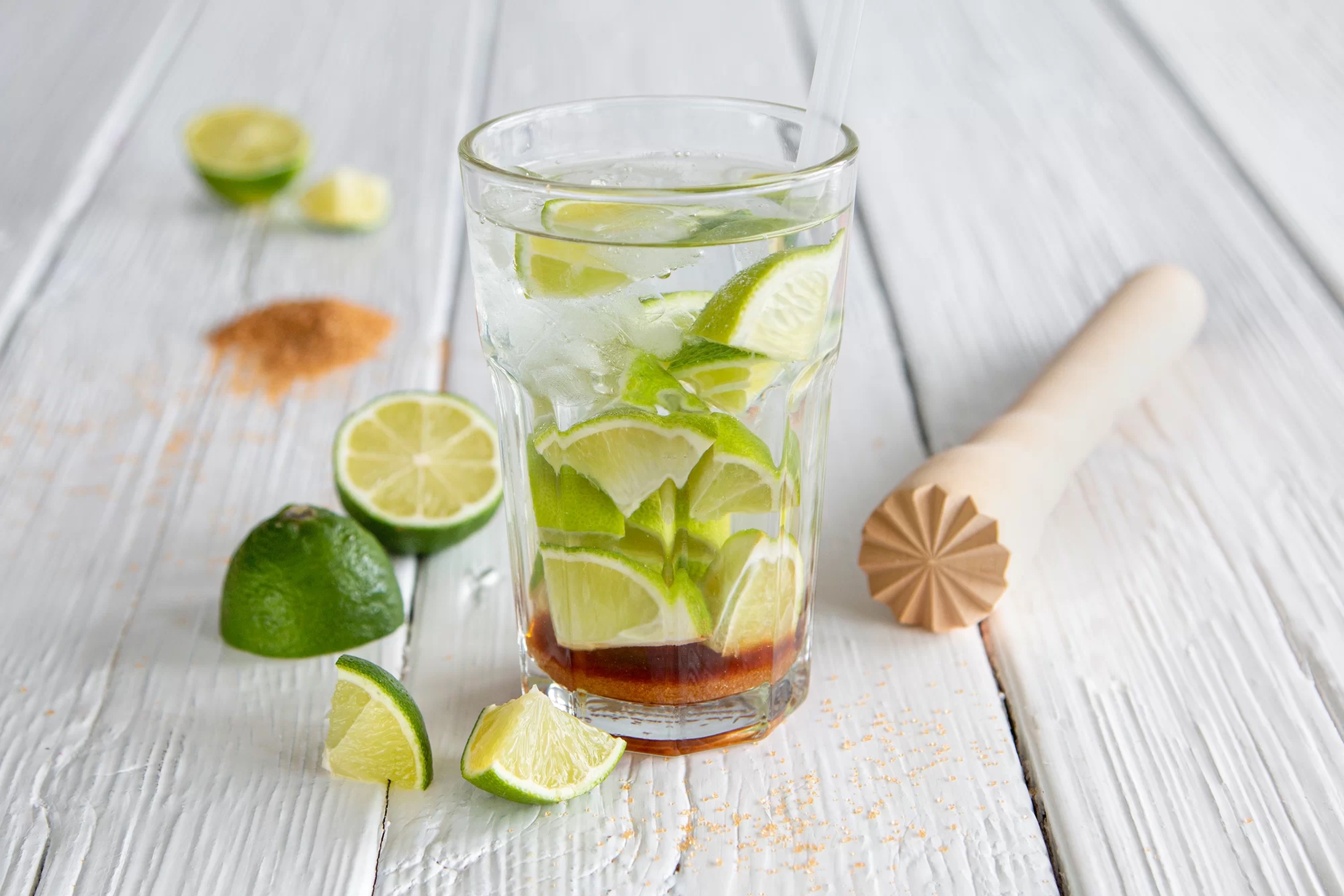 Støder til cocktails, træ, L 24 cm