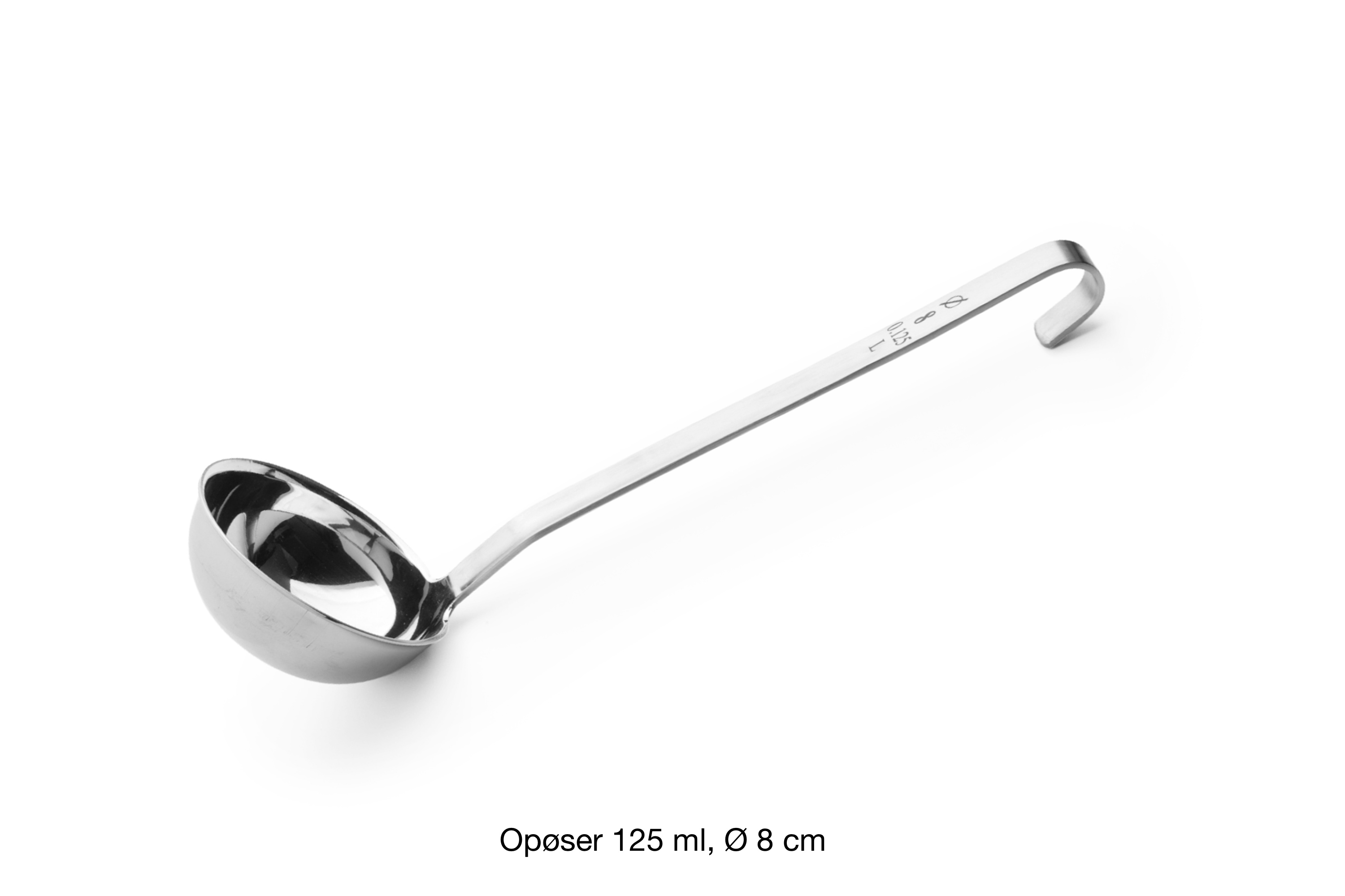 Opøser, kort skaft, rustfrit stål