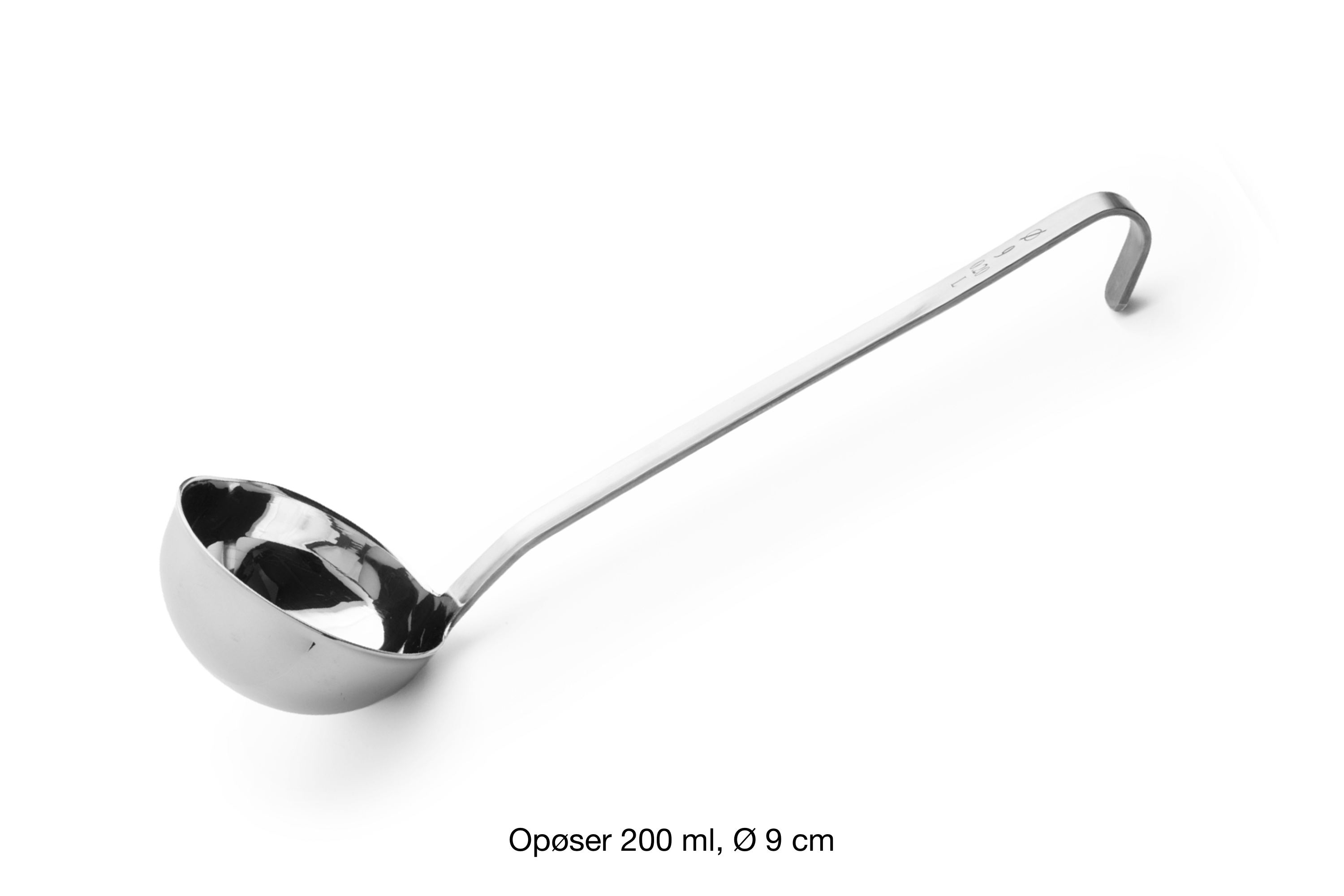 Opøser, kort skaft, rustfrit stål