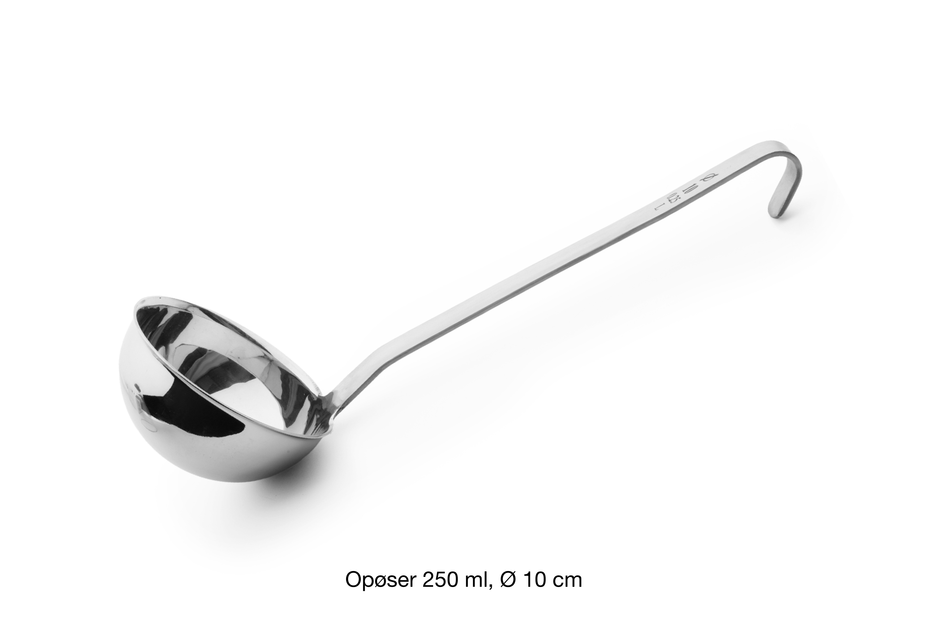 Opøser, kort skaft, rustfrit stål