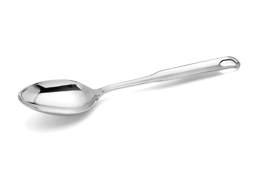 Ske til servering, rustfrit stål
