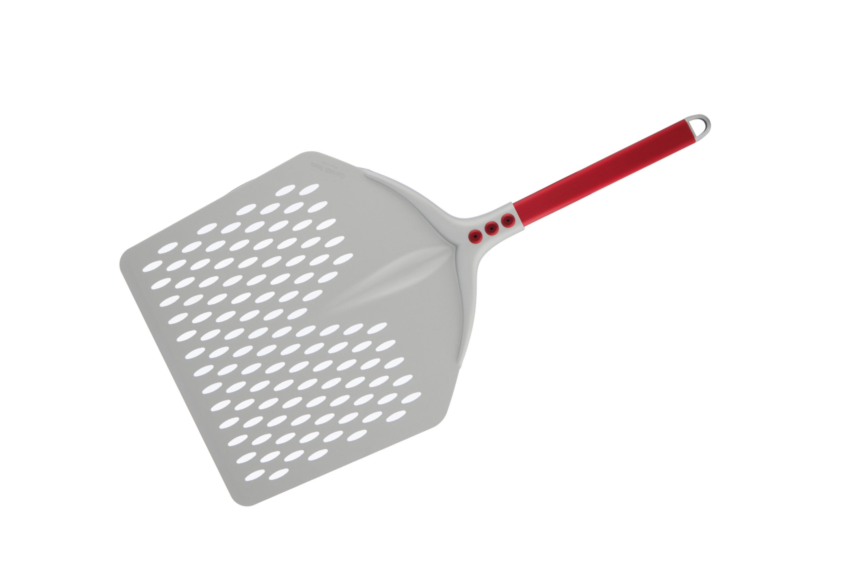 Pizzaspade pro, perforeret aluminium, håndtag 30 cm