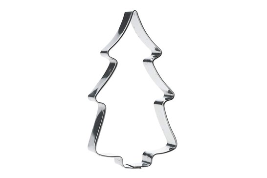 Udstikker, juletræ, rustfrit stål, L 12 cm