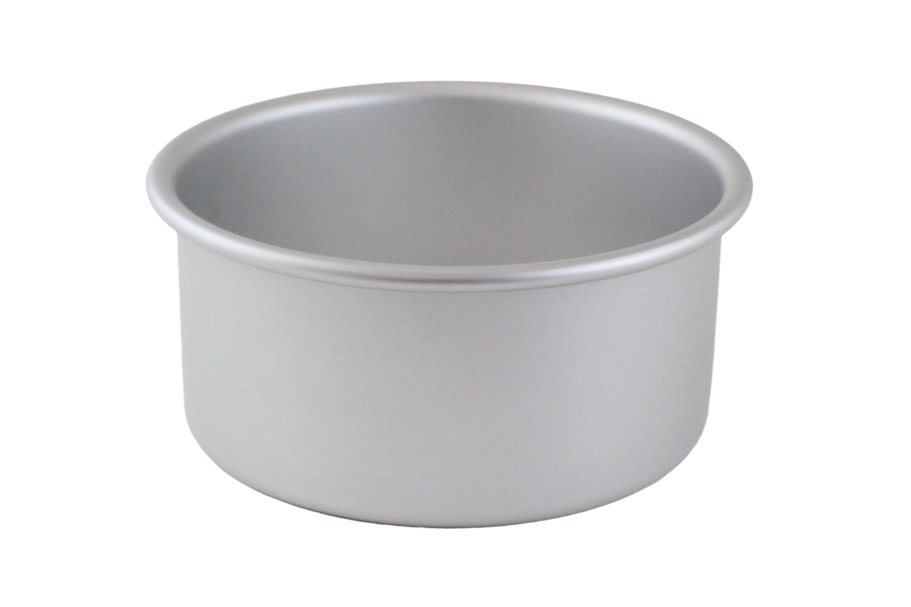 Bageform, rund, løs bund, aluminium, H 7,5 cm