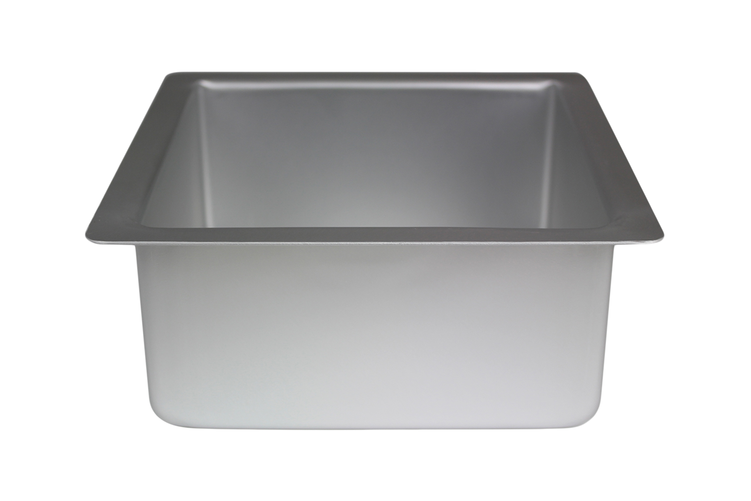 Bageform, kvadratisk, aluminium, H 10 cm