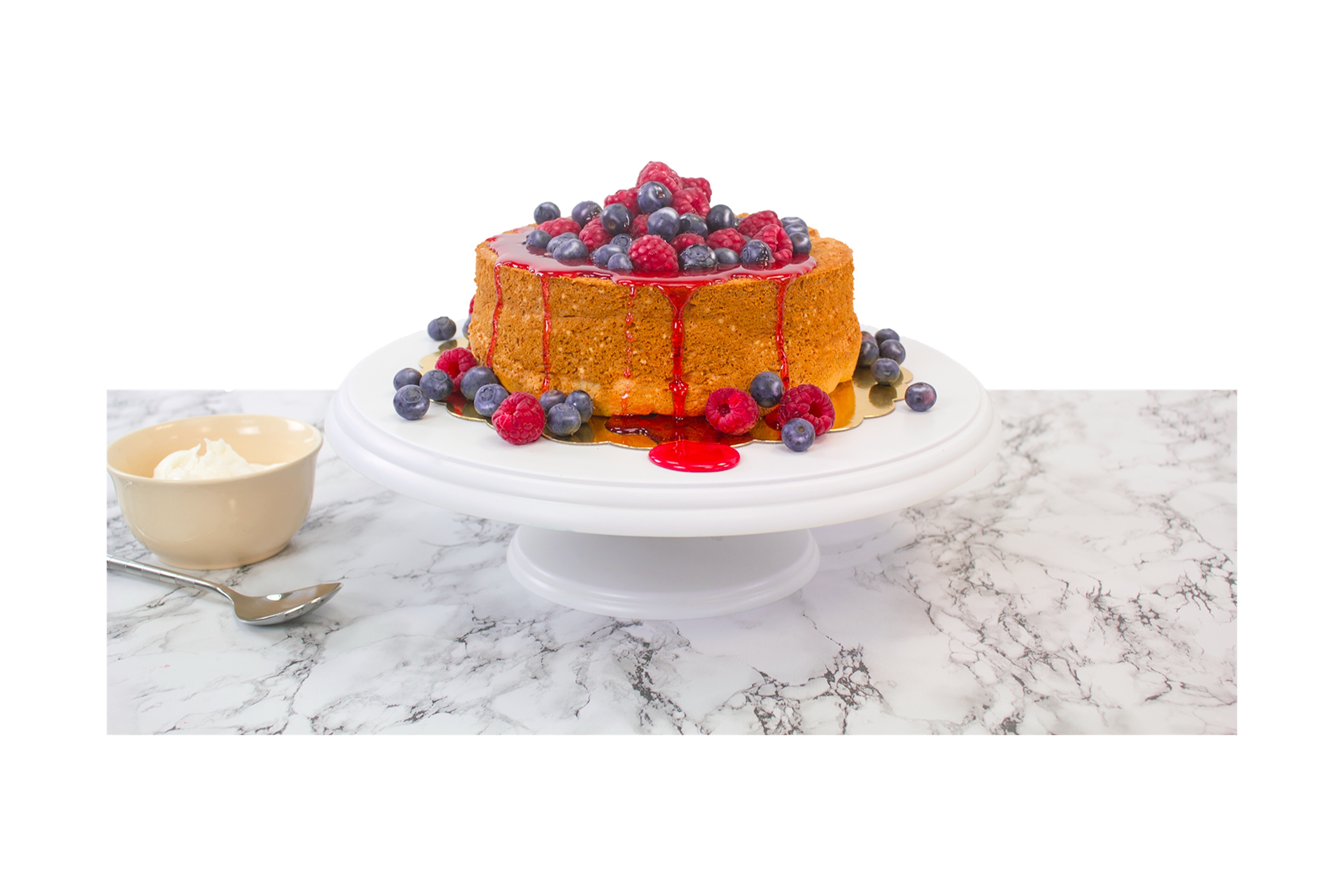 Bageform, rund, Englekage, løs bund, aluminium