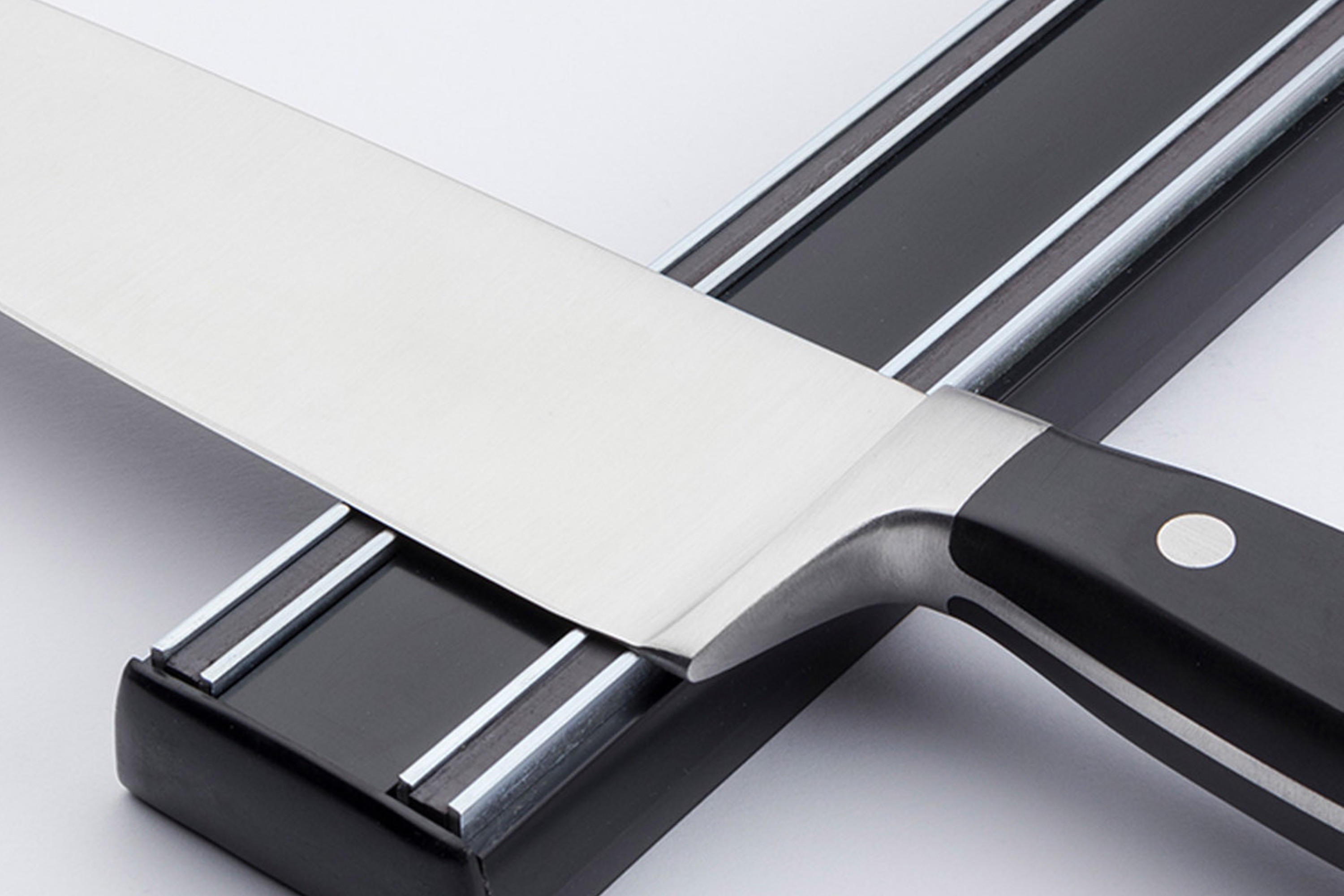 Knivmagnet, kraftig, Bisichef, sort plast