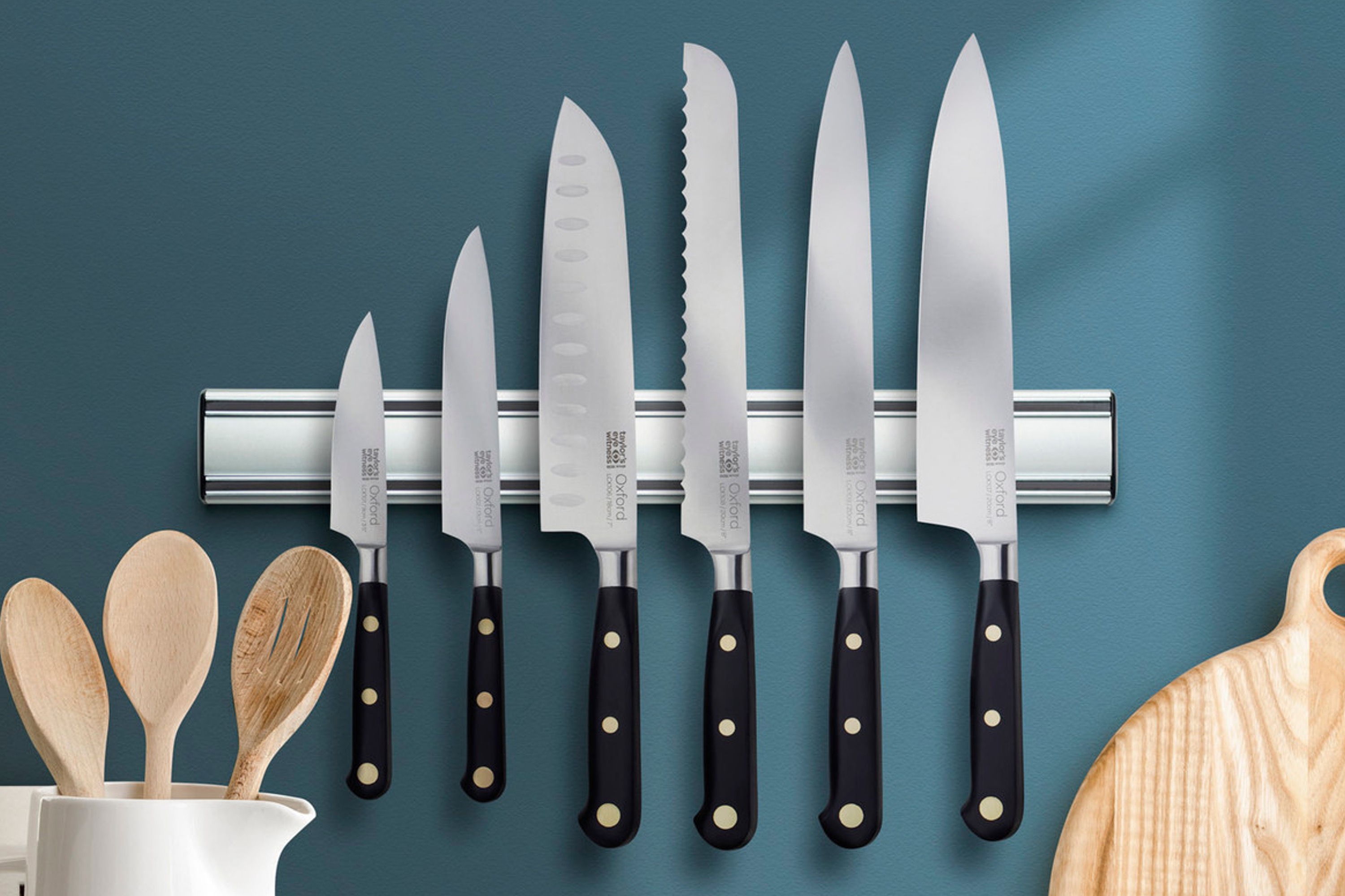 Knivmagnet, kraftig, Bisichef, aluminium