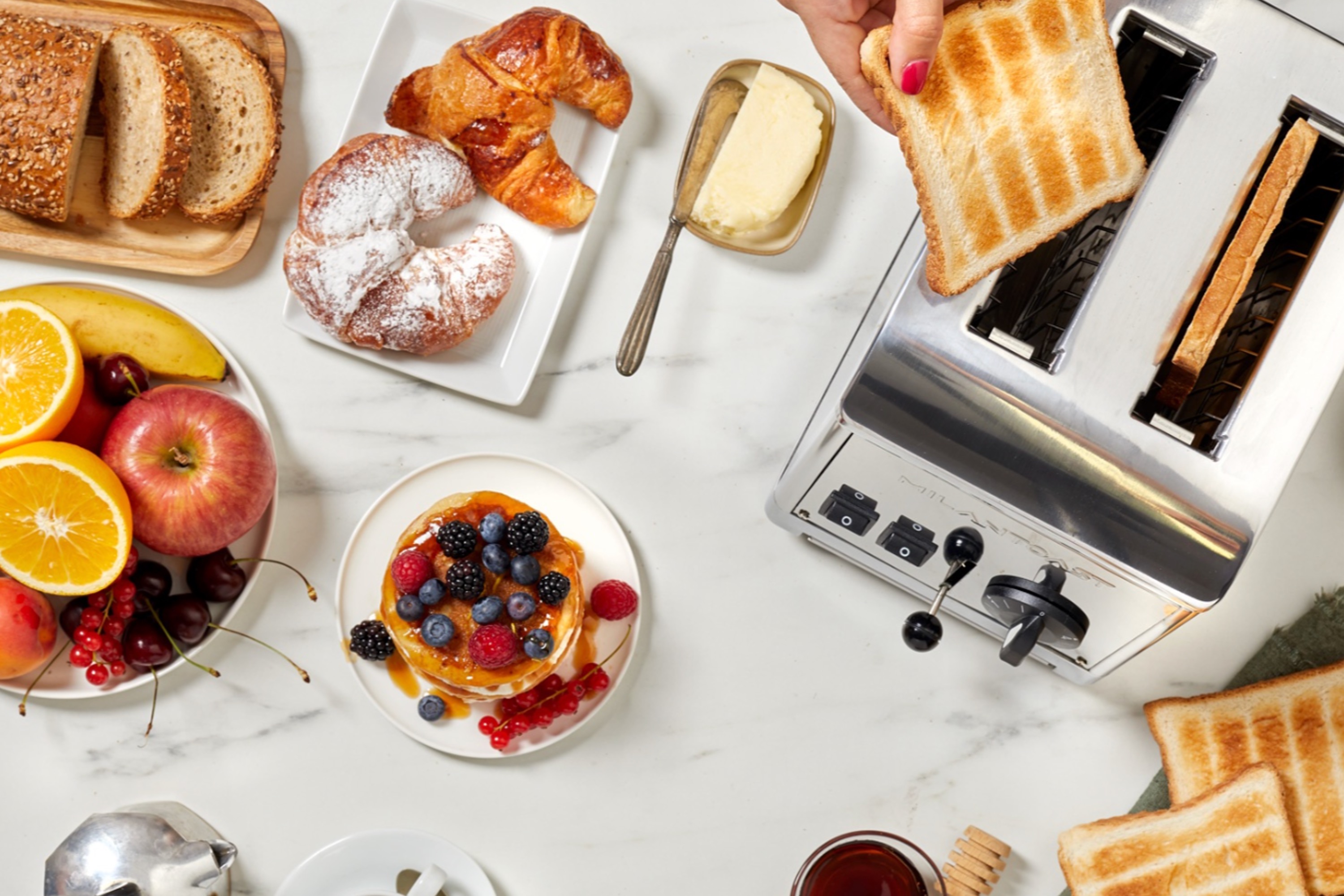 Brødrister, 2 skiver, 2 Slice Toaster