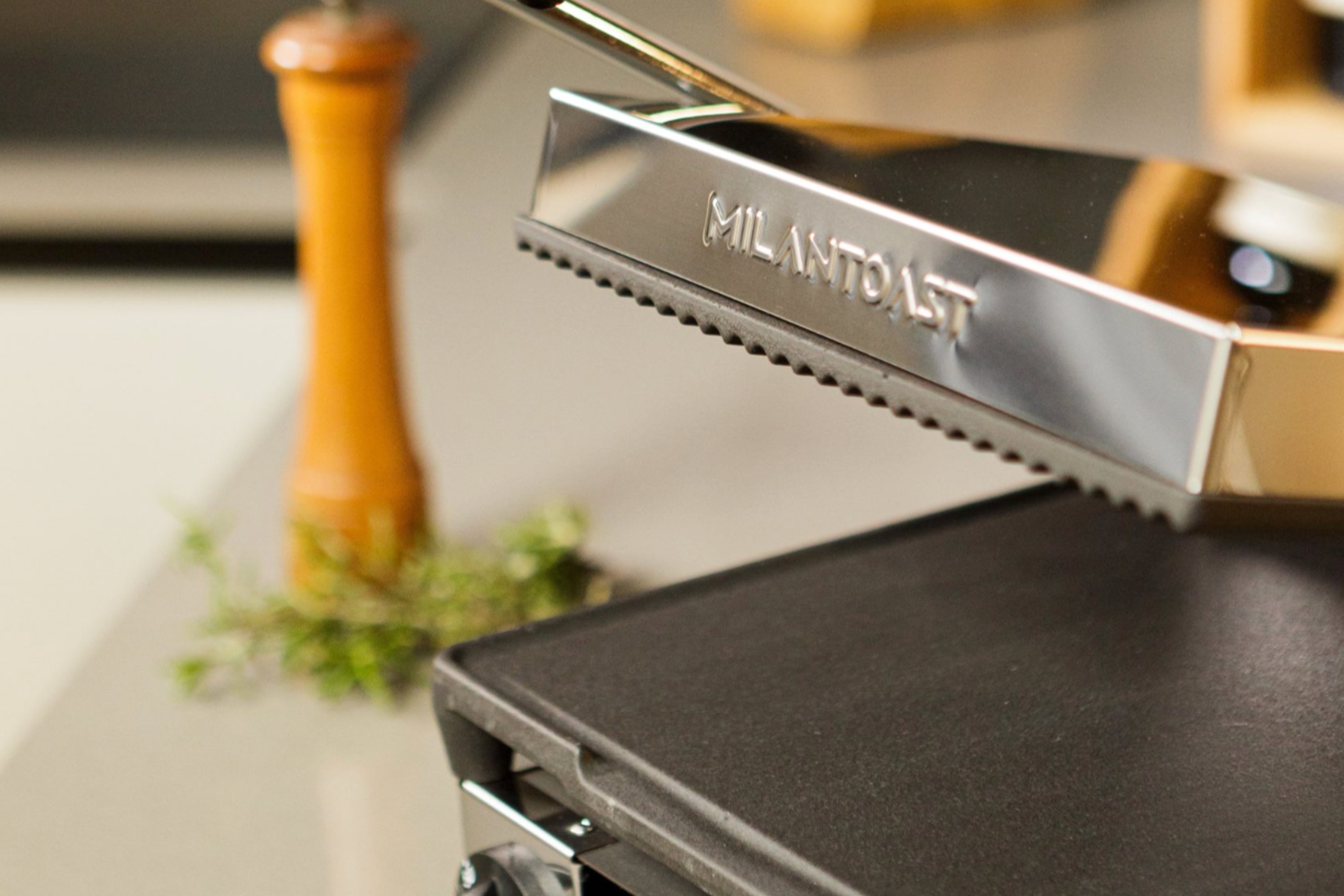 Kontaktgrill, Single Contact Grill, glat/rille, Milantoast