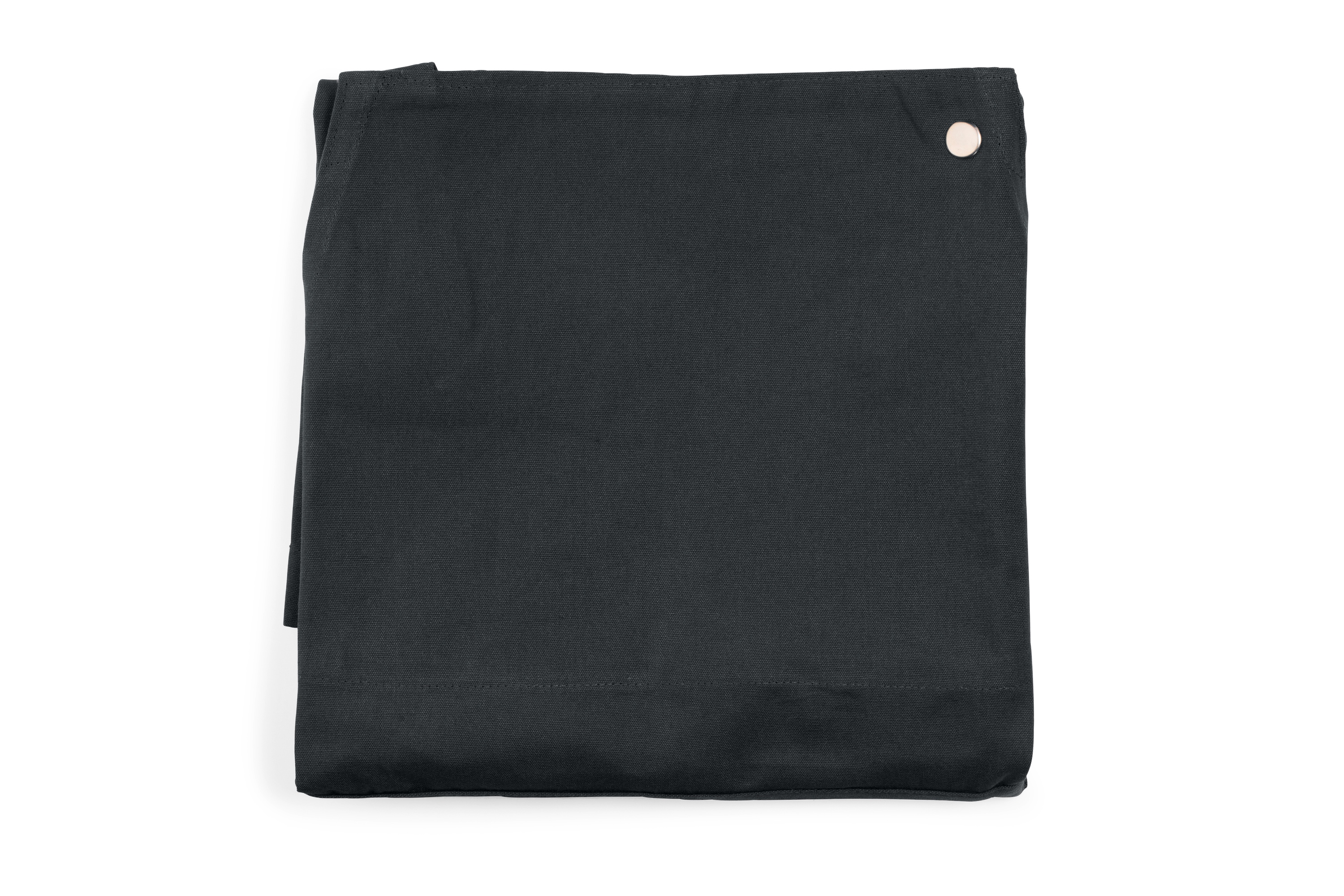 Forklæde, kort, mørk grå, bomuld