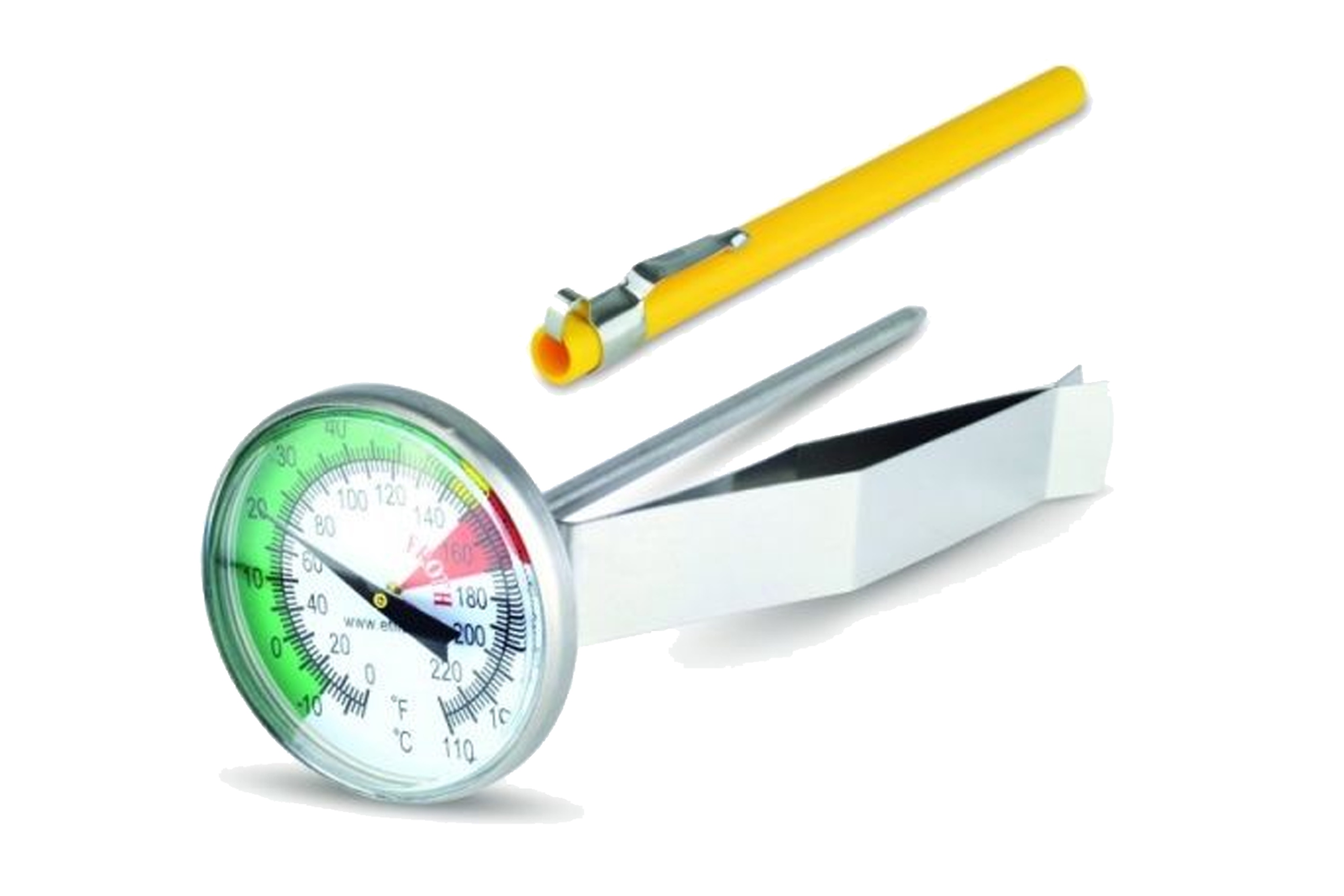 Termometer til mælkeskumning, Milk Dial, metal