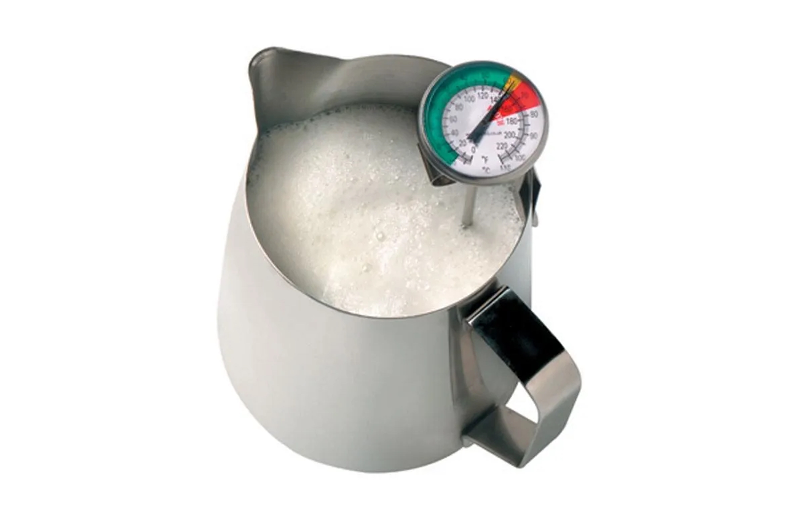 Termometer til mælkeskumning, Milk Dial, metal