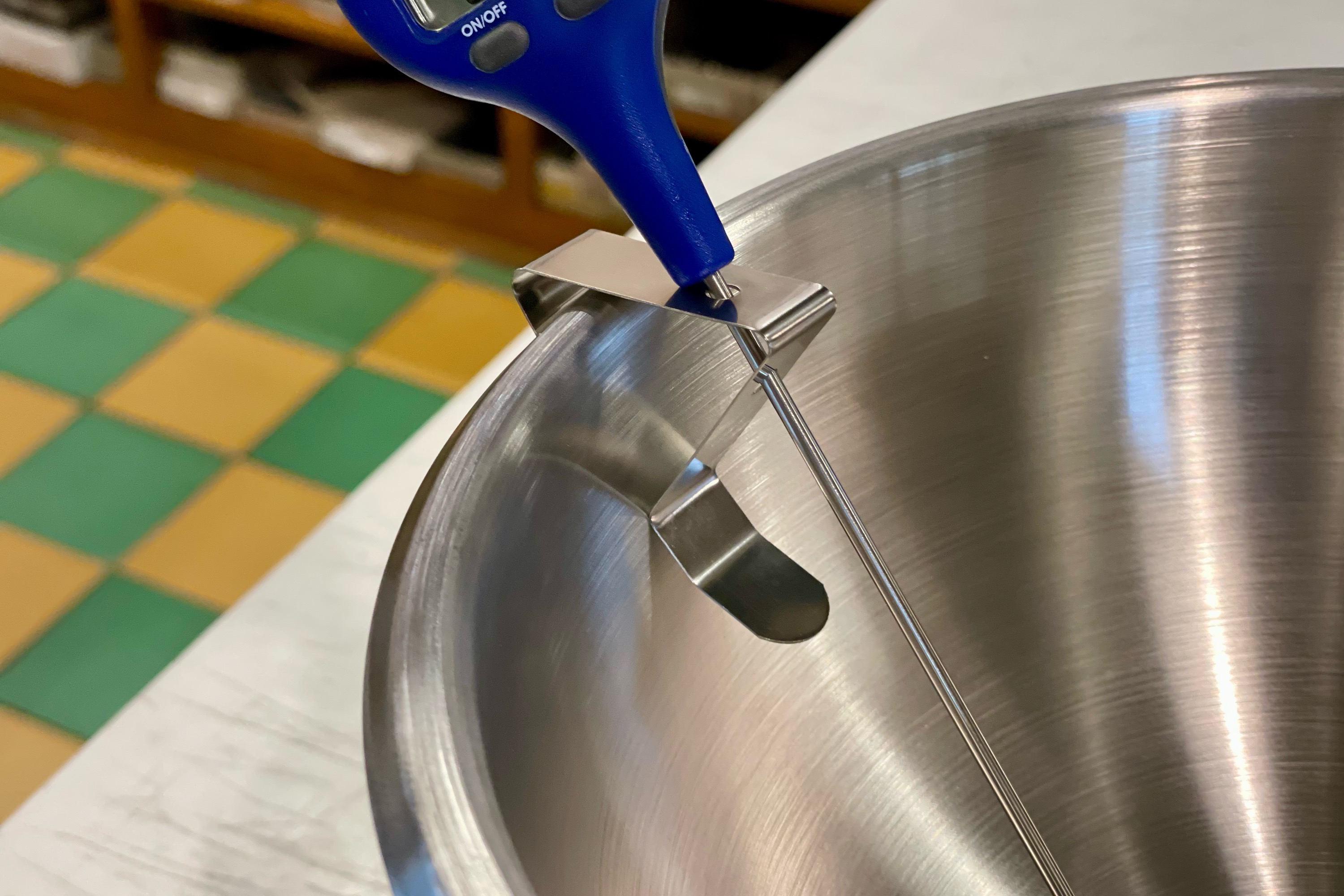 Holder til termometer, stål