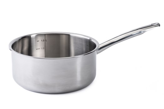Kasserolle, stål, 5 lag