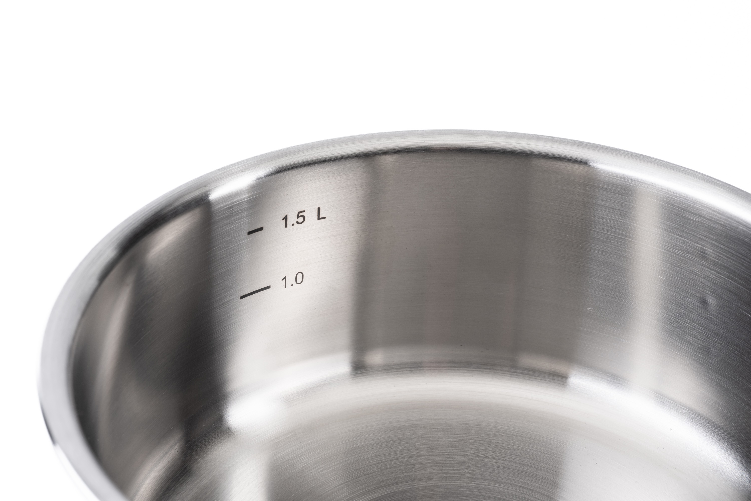 Kasserolle, stål, 5 lag