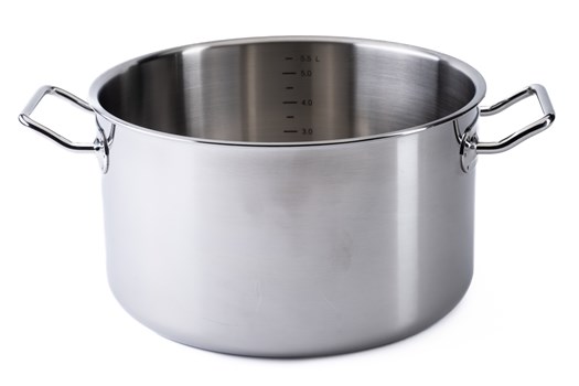 Gryde, stål, 5 lag