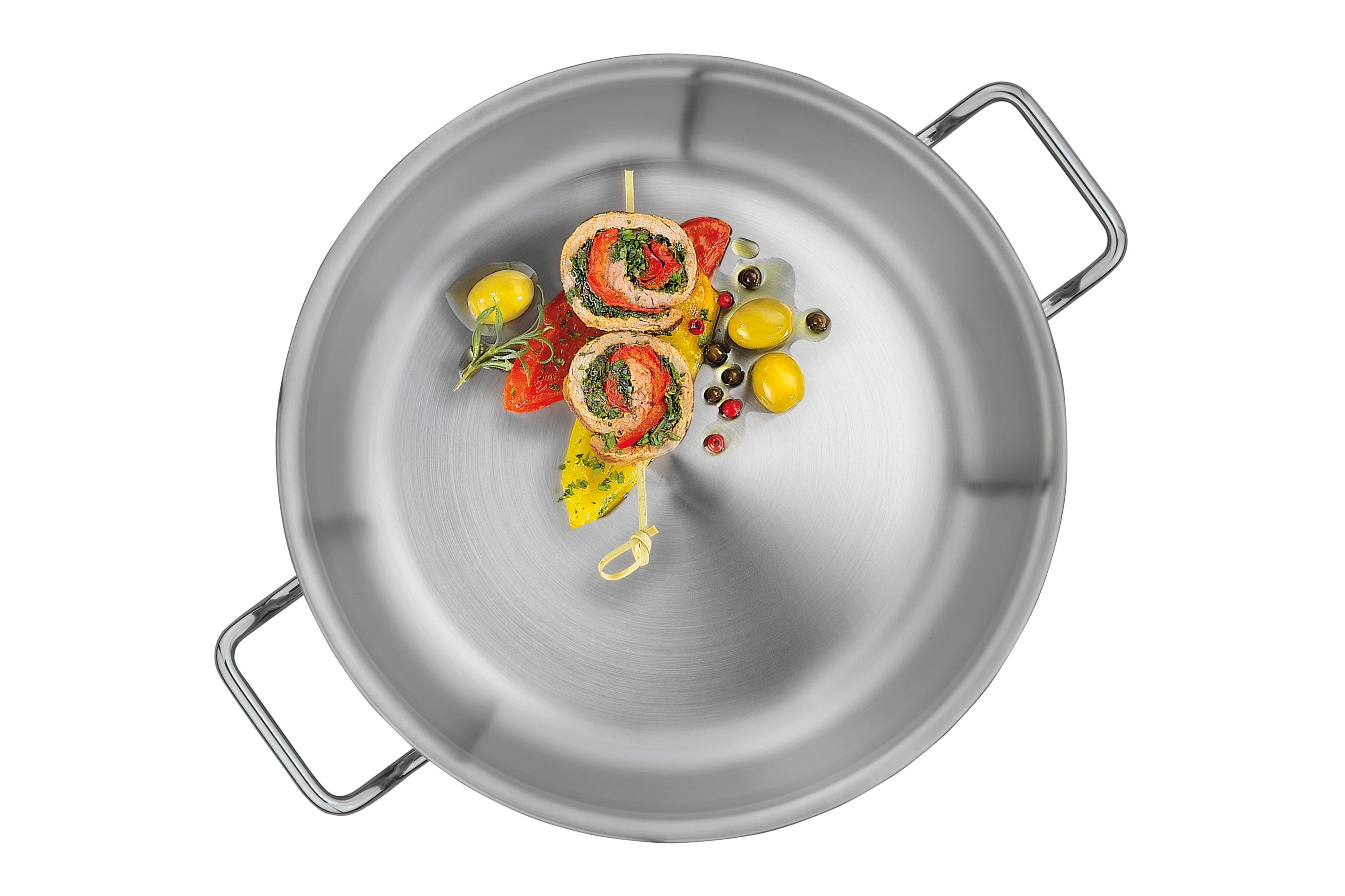 Sautergryde, stål, 5 lag