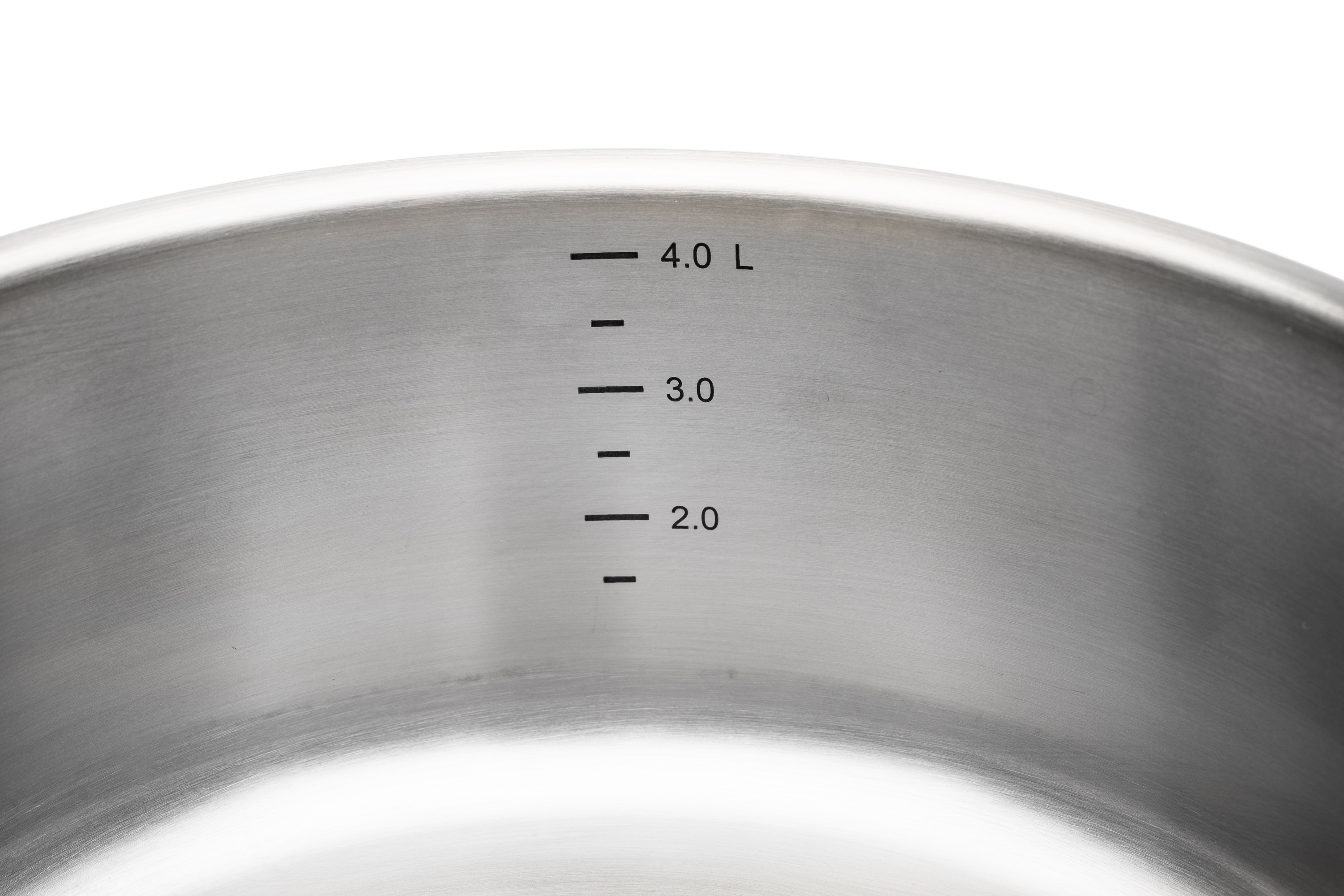 Lav gryde, stål, 5 lag