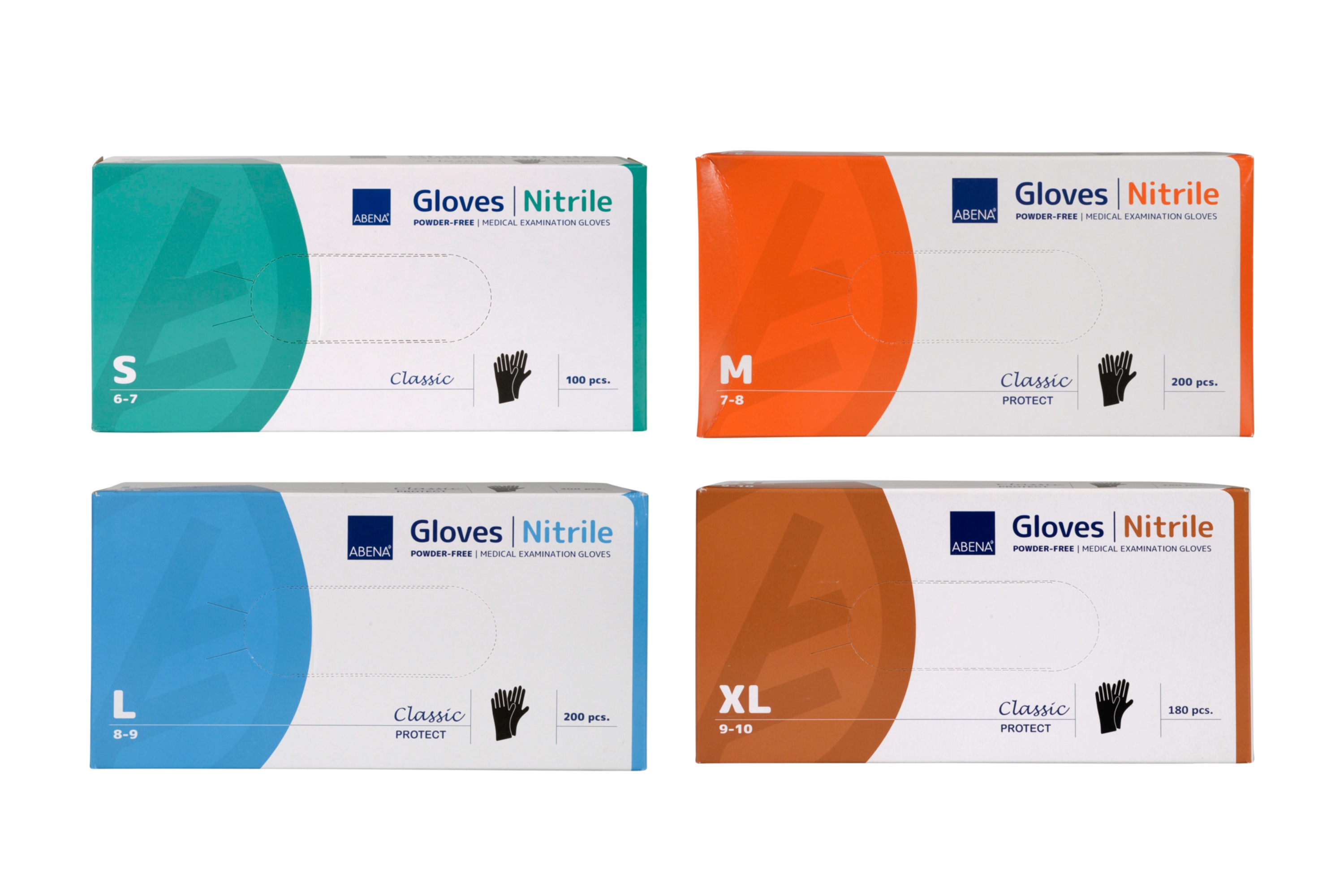 Nitrilhandsker, sorte, 100 stk.