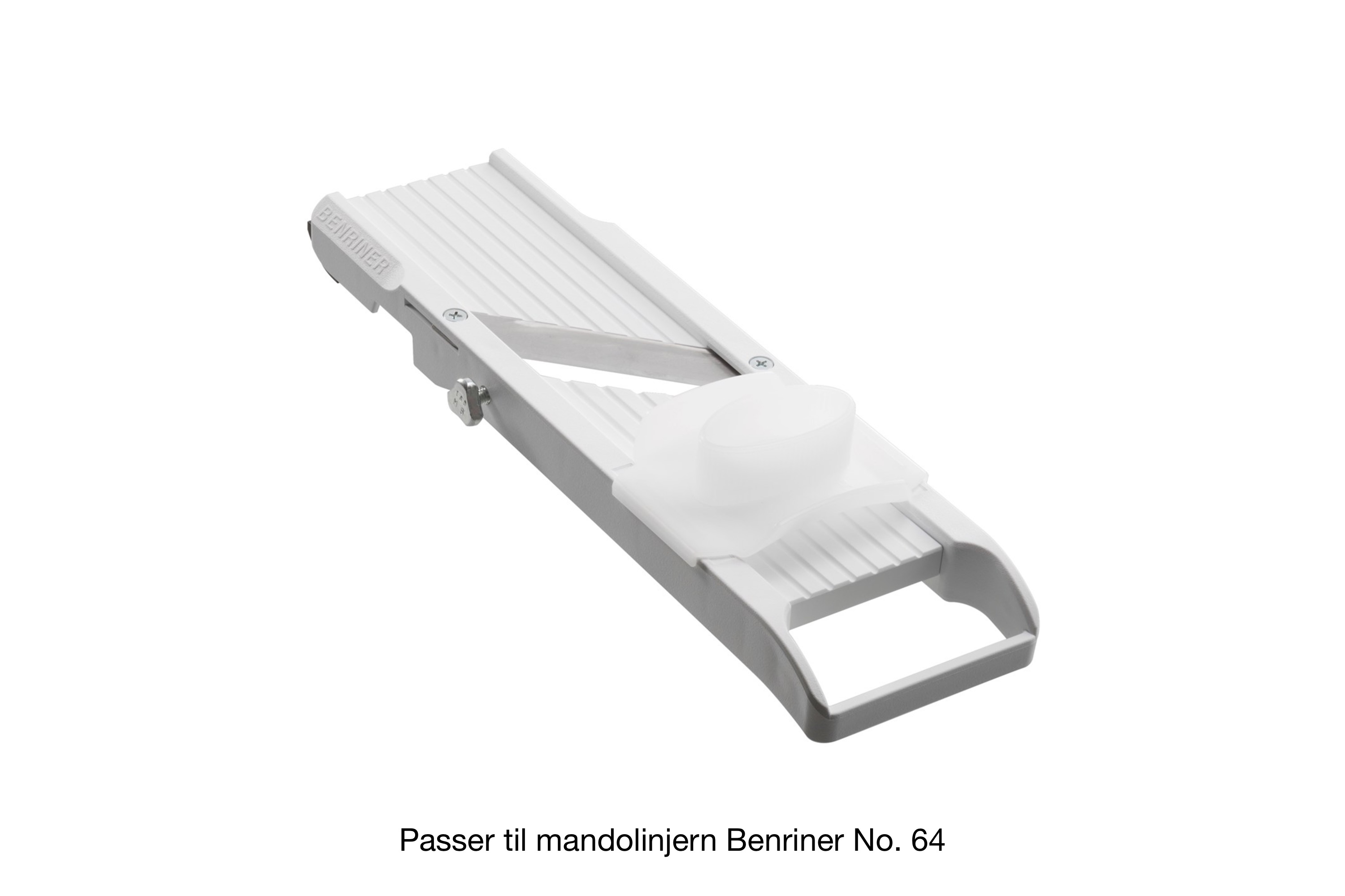 Kniv, glat, til mandolinjern Benriner No. 64