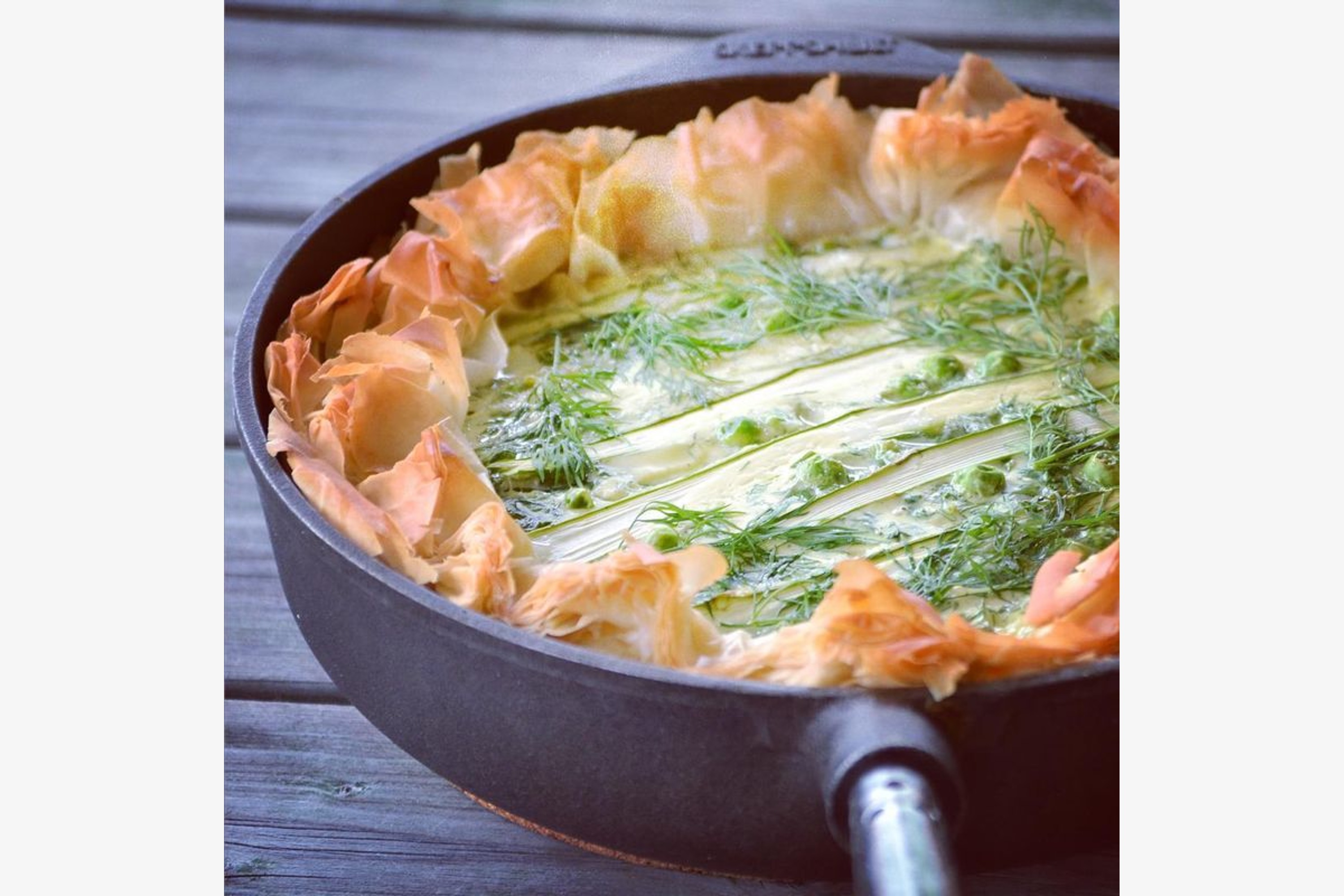 Sauterpande, uemaljeret støbejern