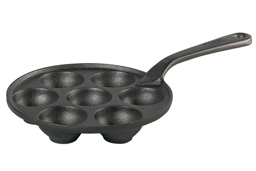 Æbleskivepande, støbejern