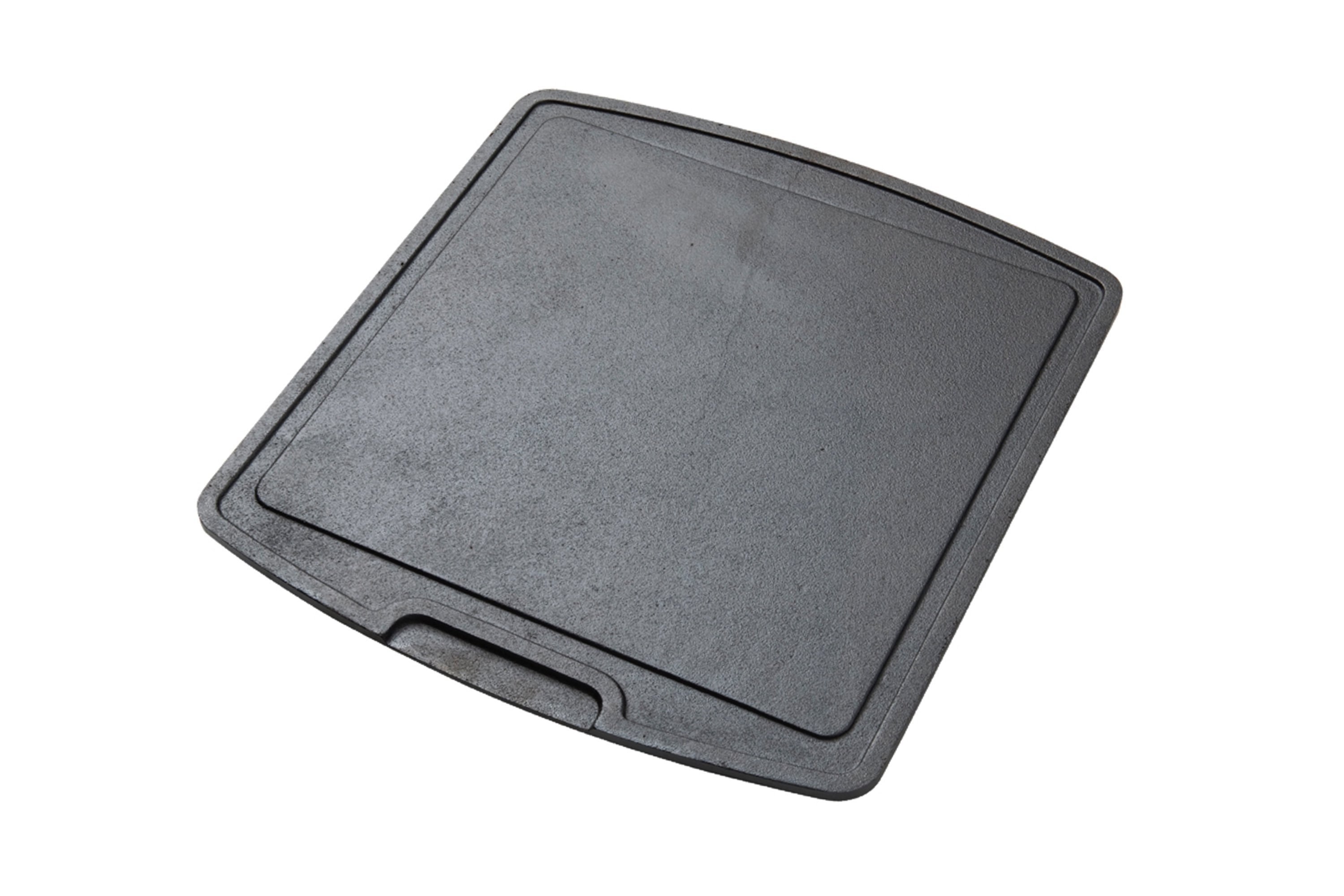 Grill-/stegeplade, vendbar, uemaljeret støbejern