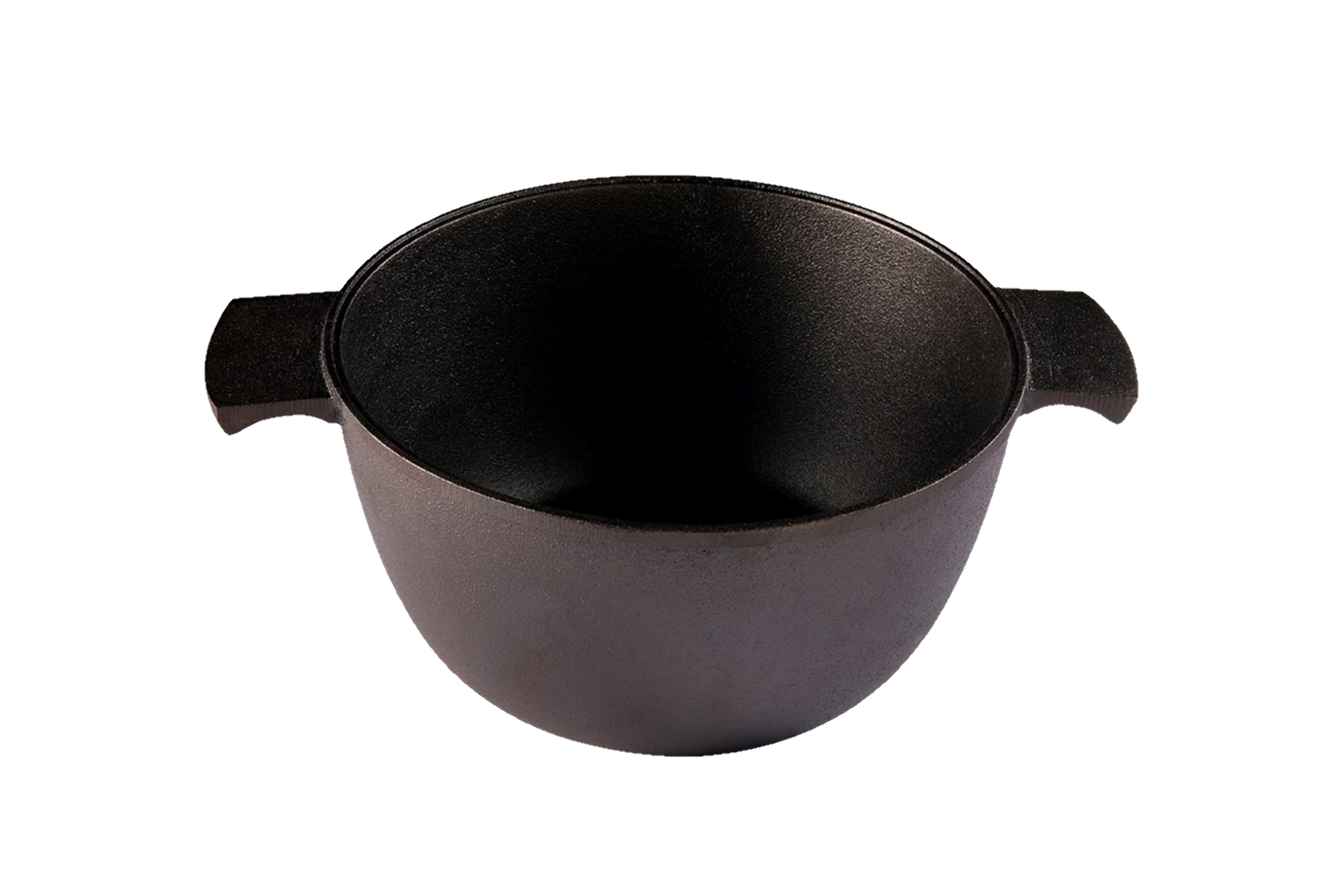 Brødgryde, uemaljeret støbejern