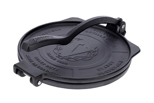 Tortillapresse, stor, støbejern