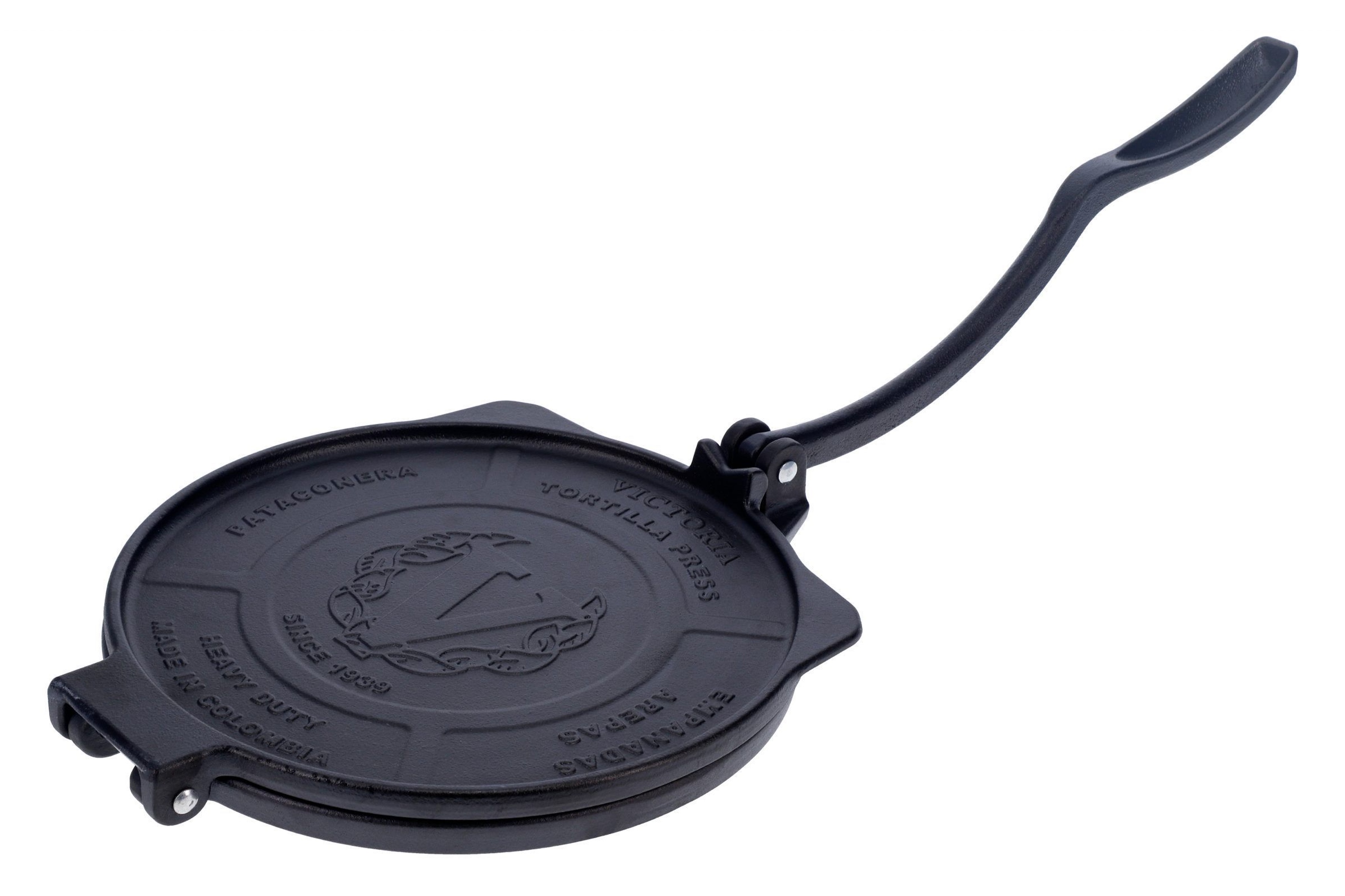 Tortillapresse, stor, støbejern