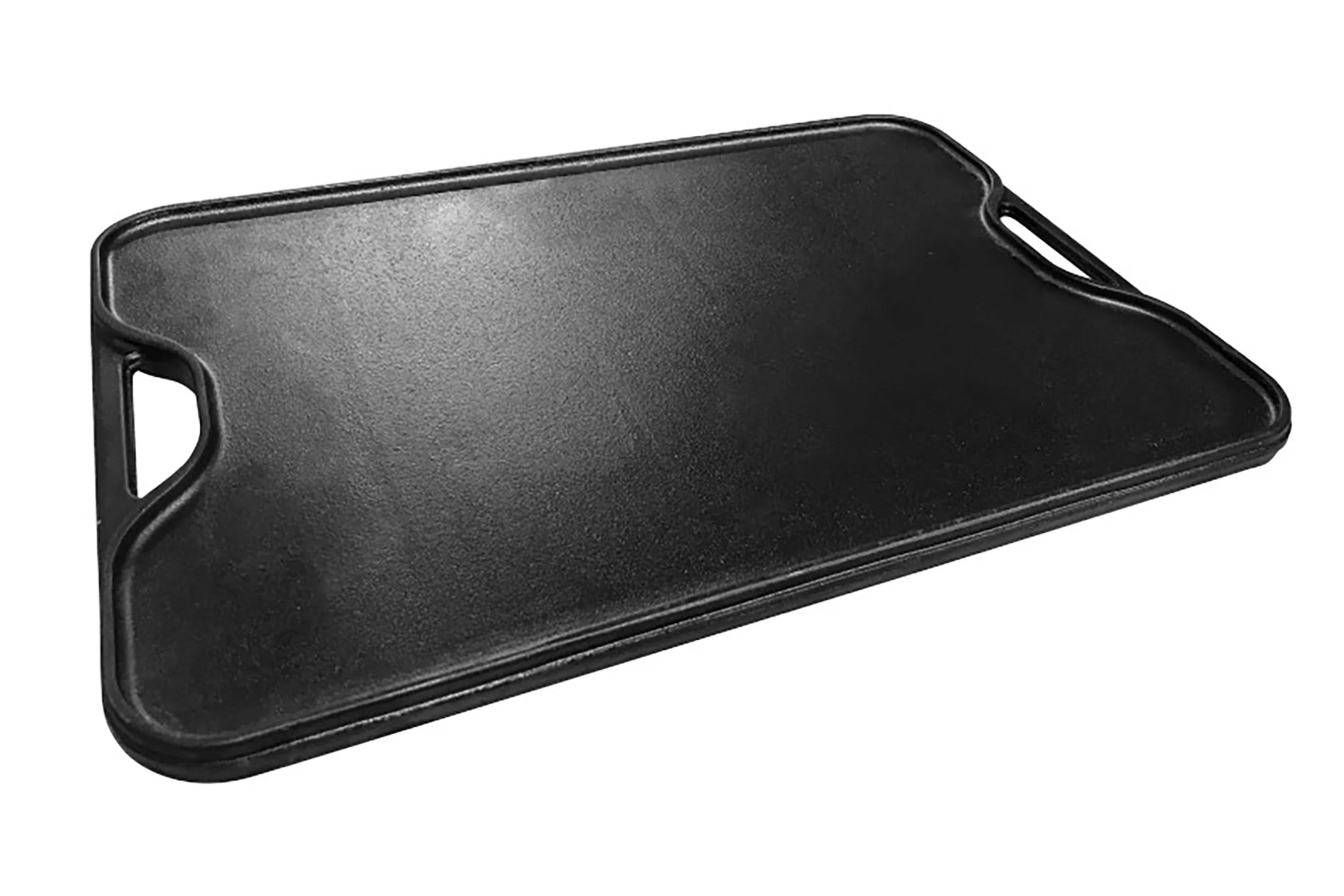 Plancha grill- og stegeplade, vendbar, emaljeret støbejern