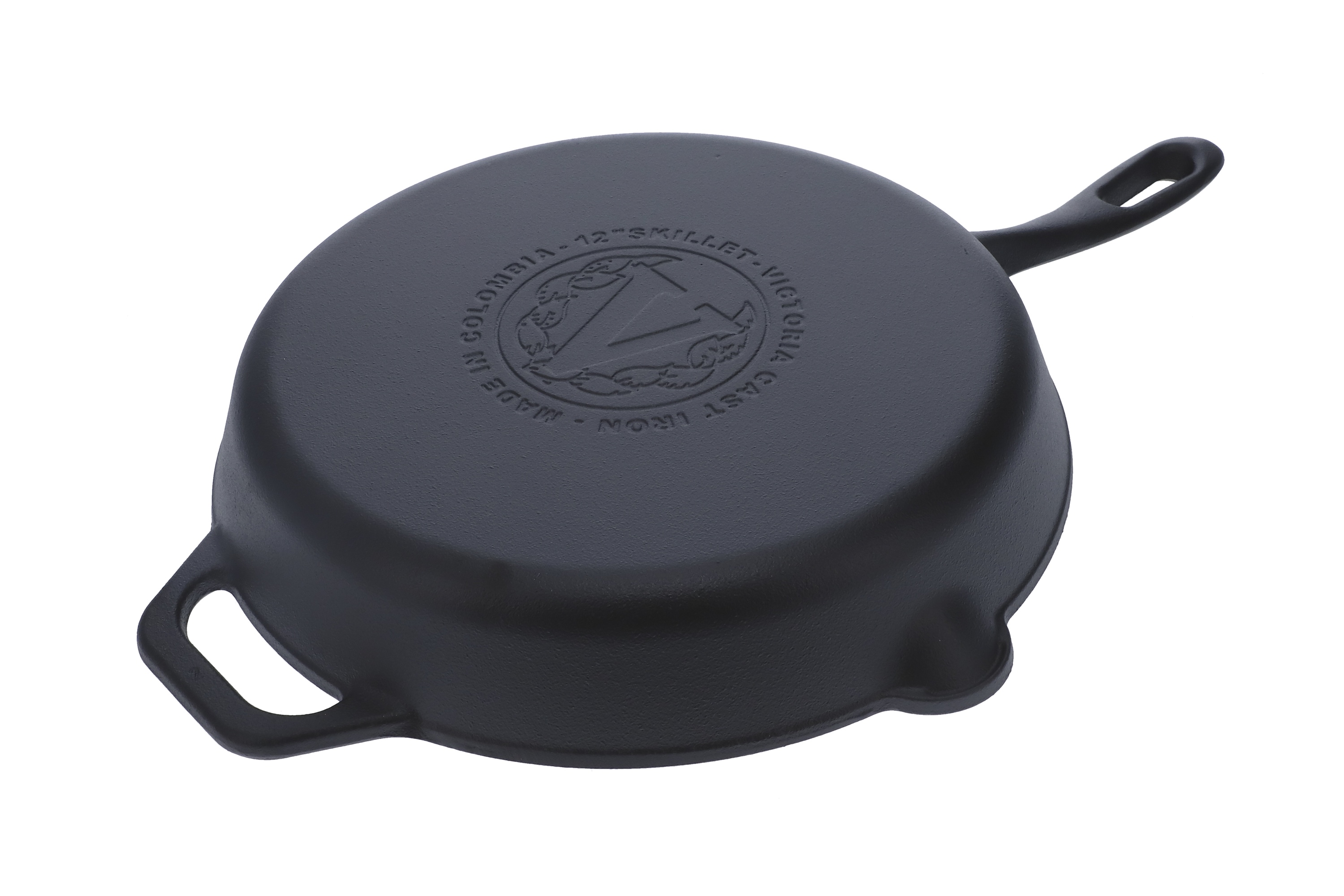 Pande, ekstra håndtag, uemaljeret støbejern