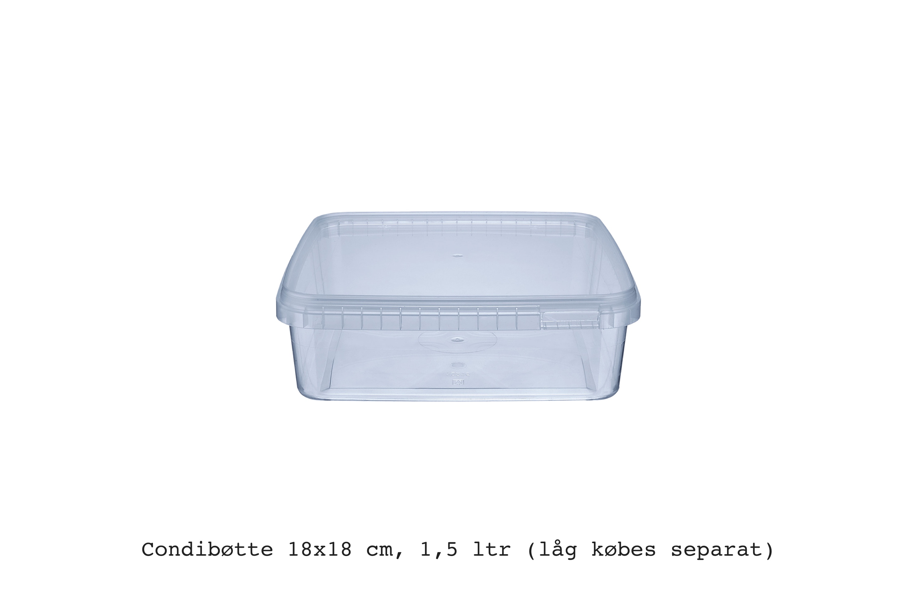 Condibøtte 18x18 cm, plast