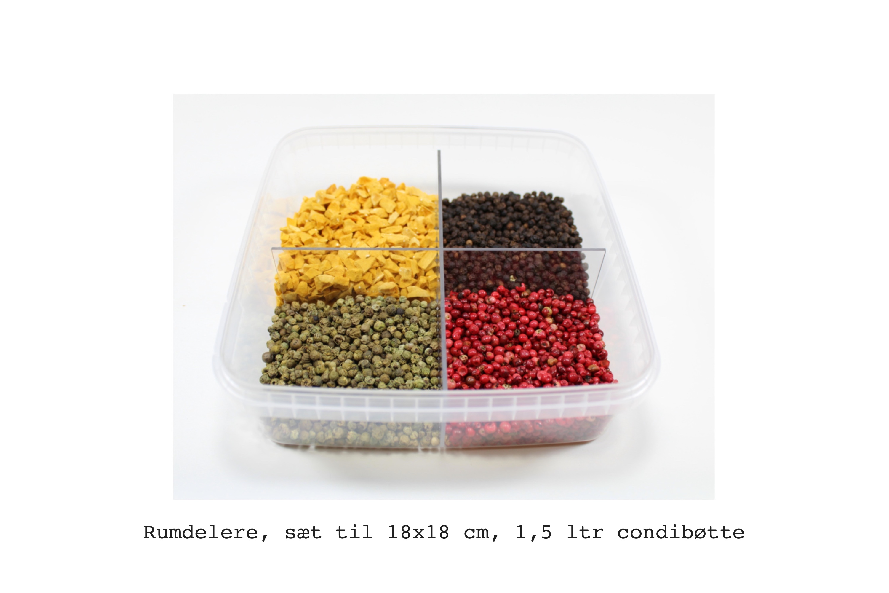 Condibøtte 18x18 cm, plast