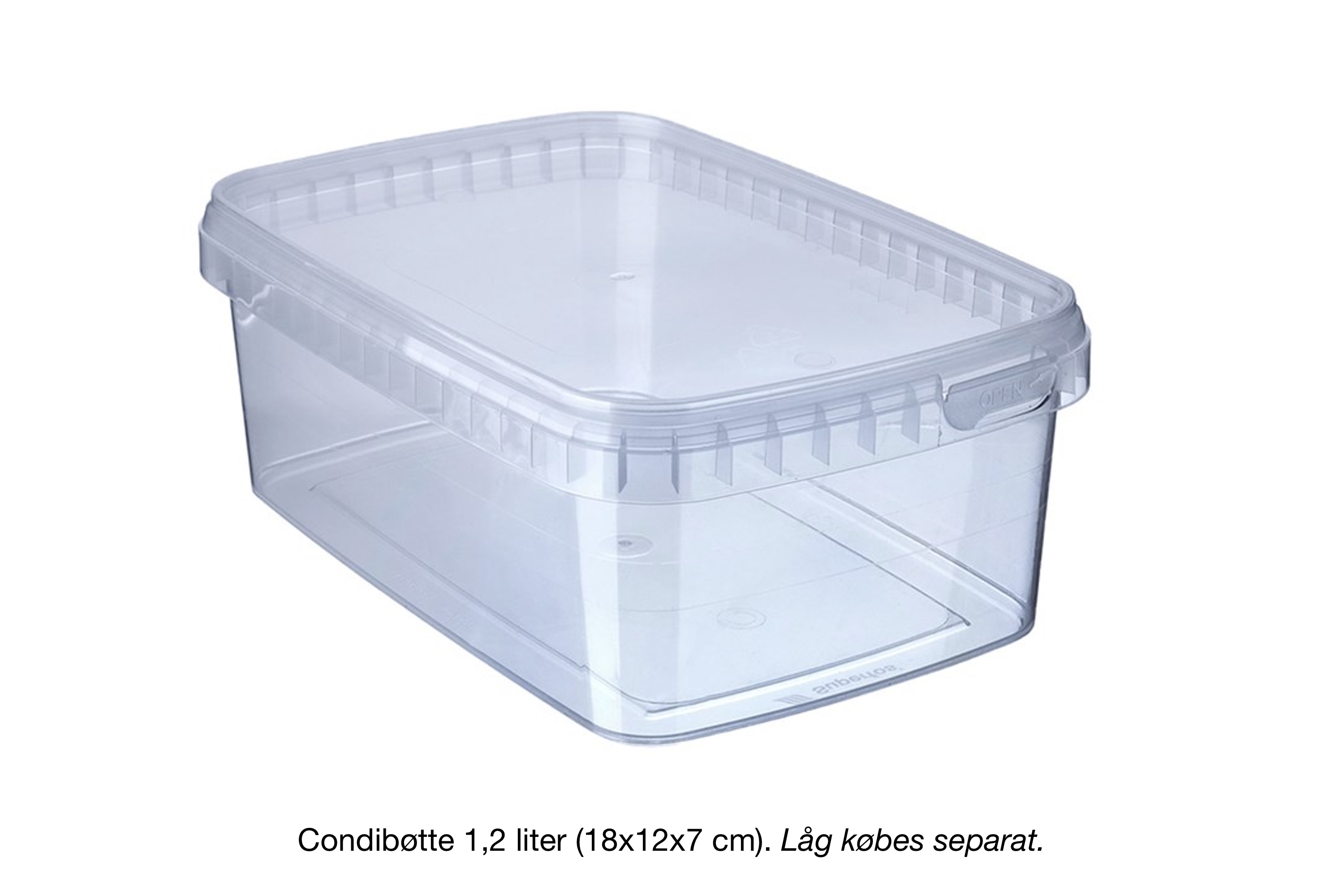 Condibøtte 18x12 cm, plast