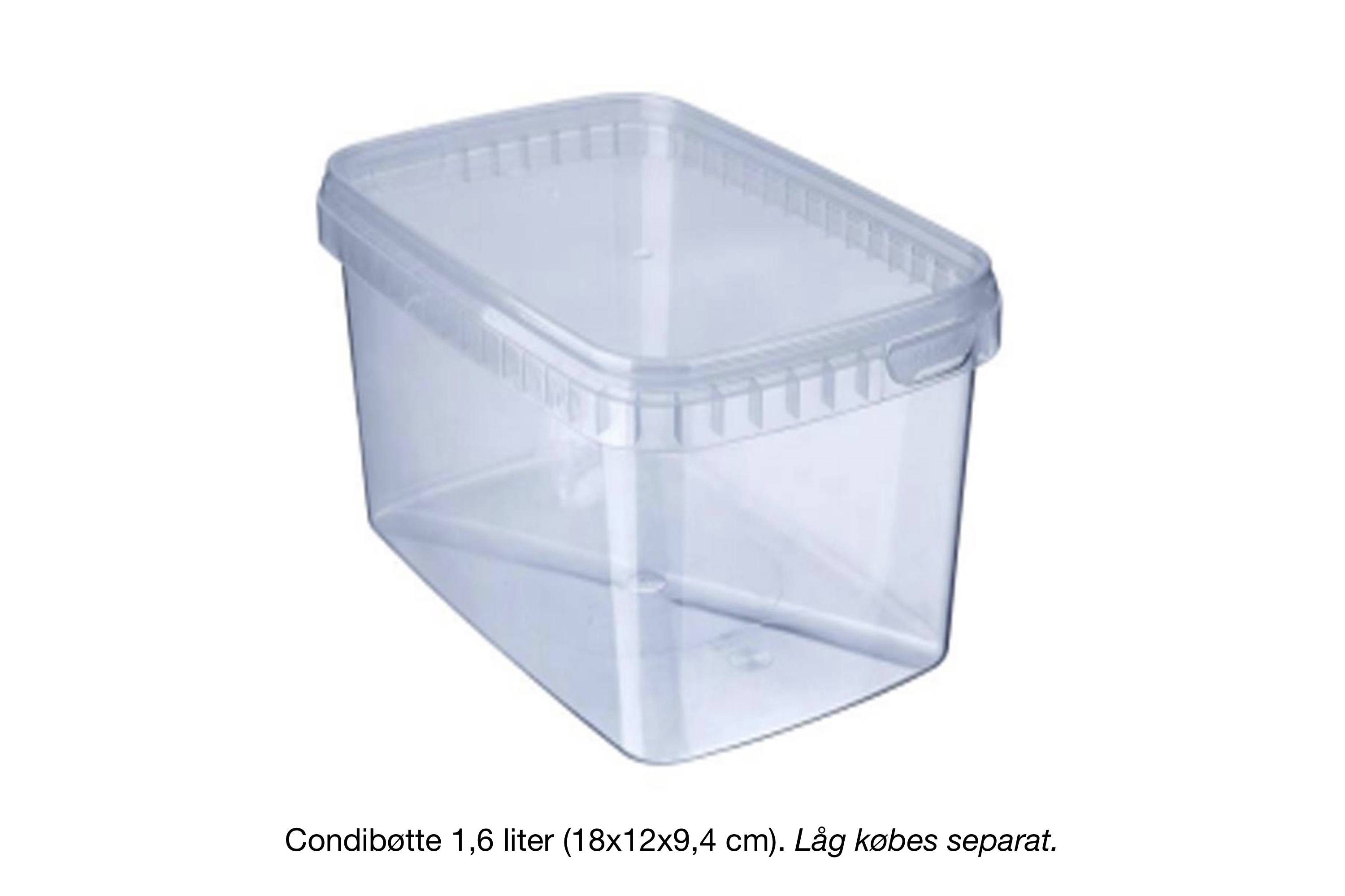 Condibøtte 18x12 cm, plast