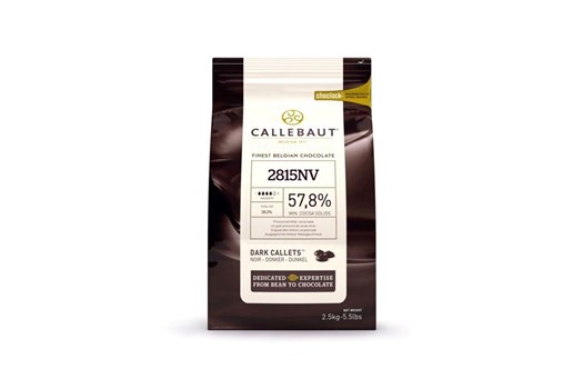 Chokolade mørk, perler, 2,5 kg, Callebaut