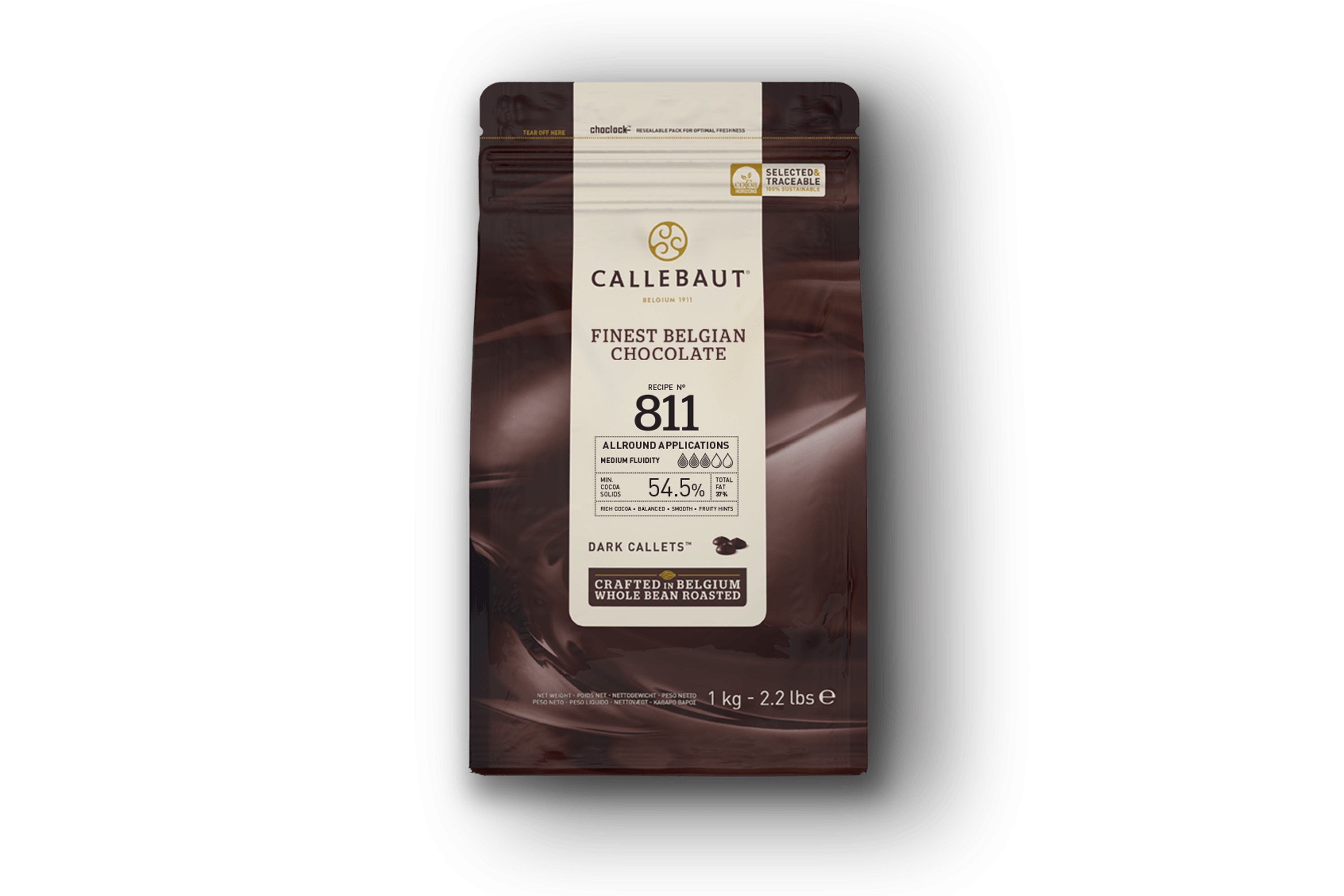 Chokolade, mørk 811, perler, 1 kg