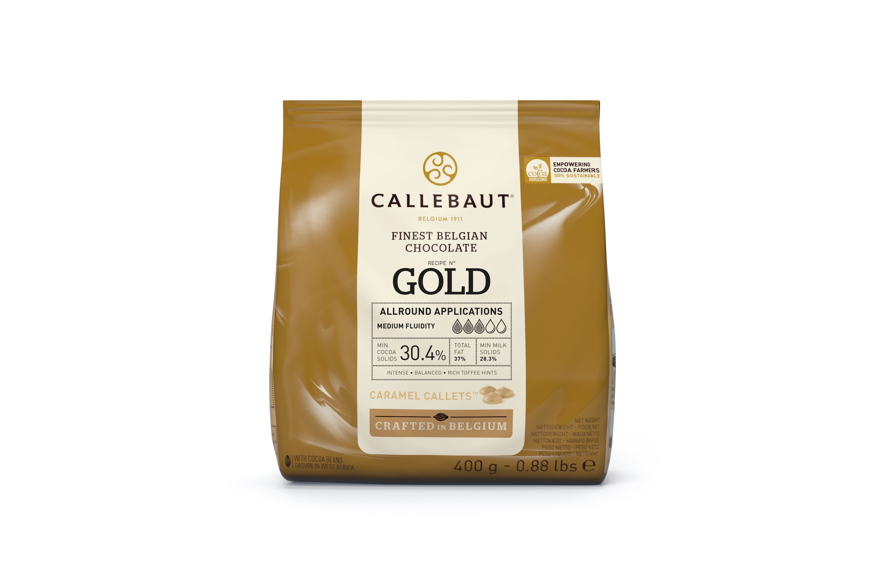 Chokolade, Gold, perler, 400 g